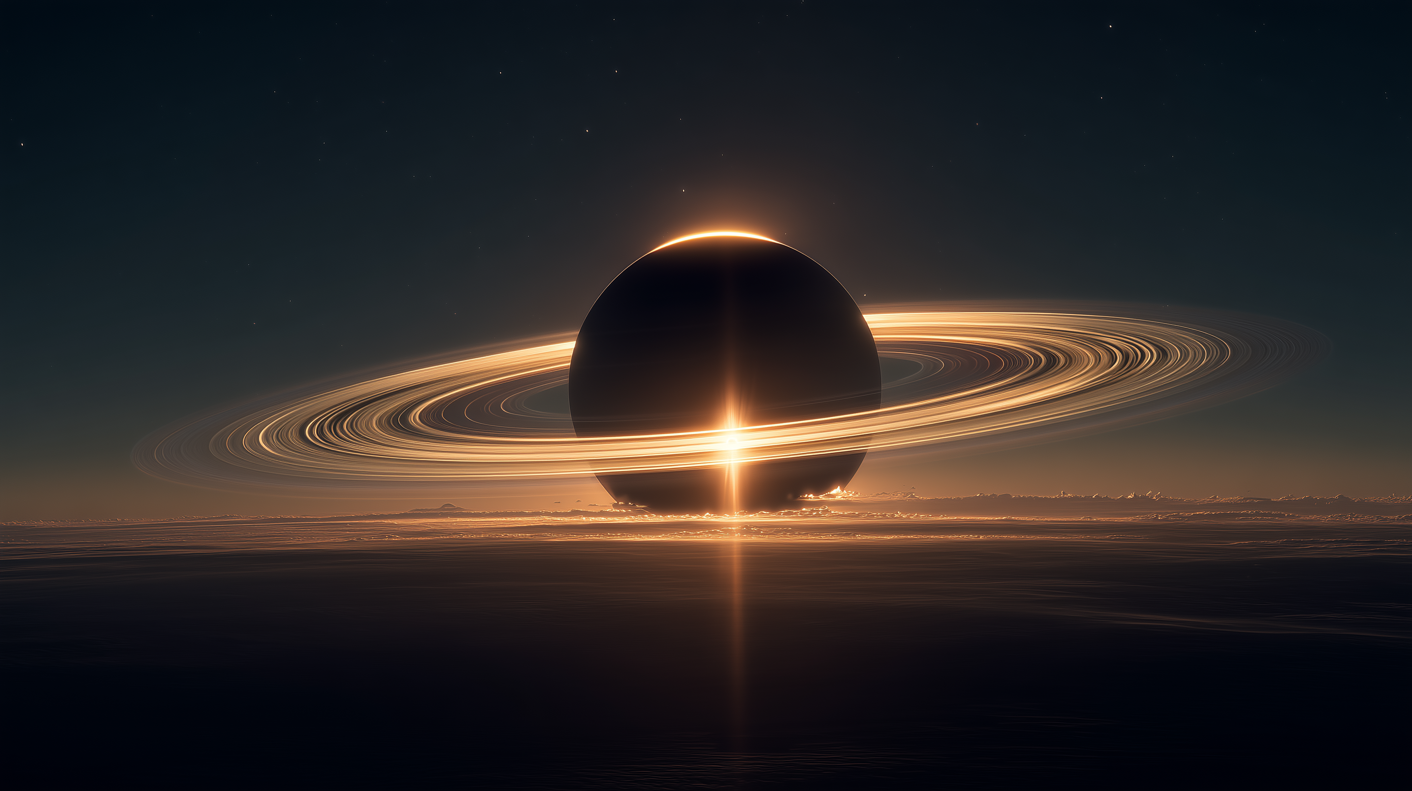 fond d'écran Saturne 4k 1920x1080 téléchargement gratuit