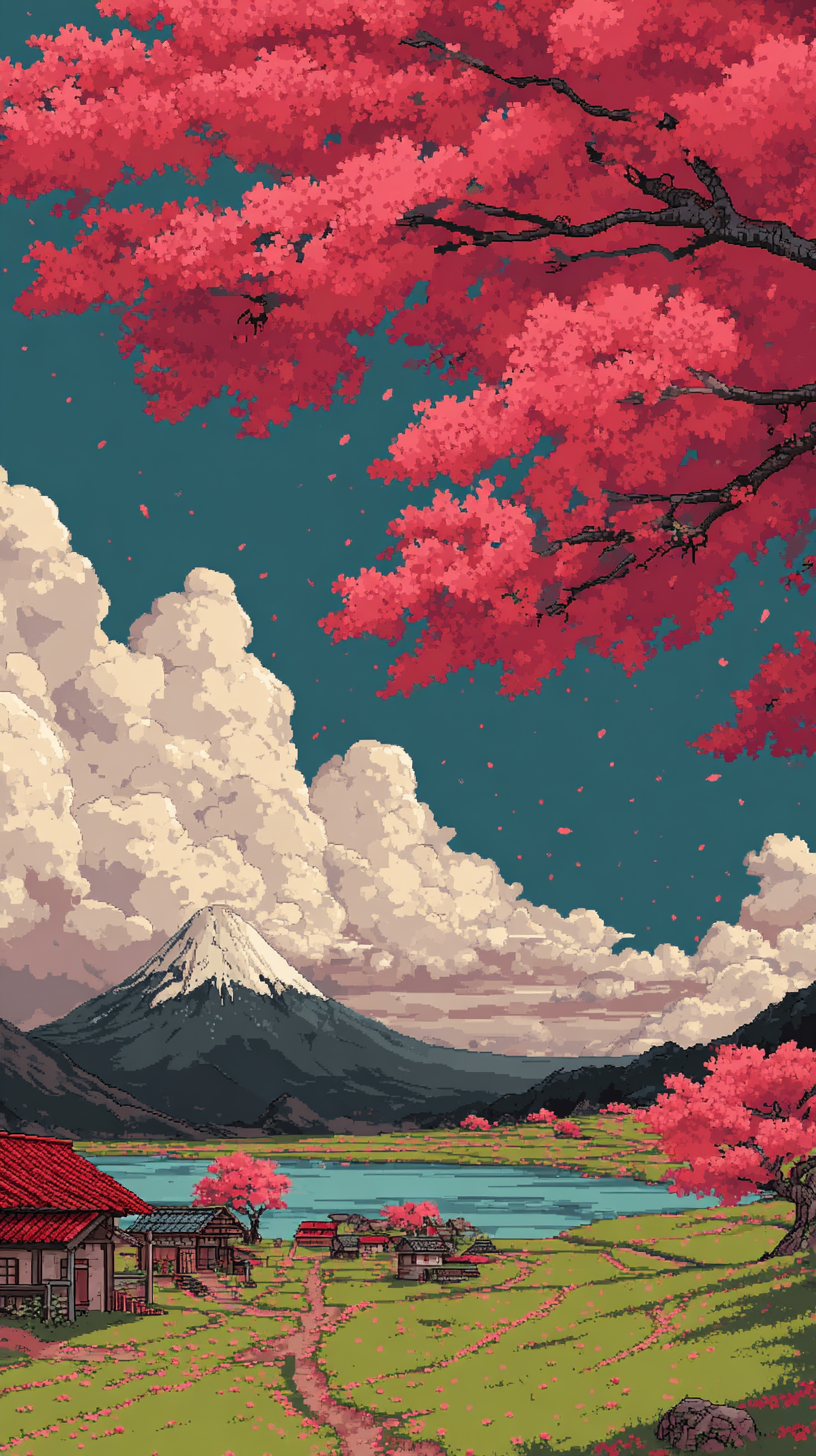 fond d'écran Mont Fuji xiaomi gratuit