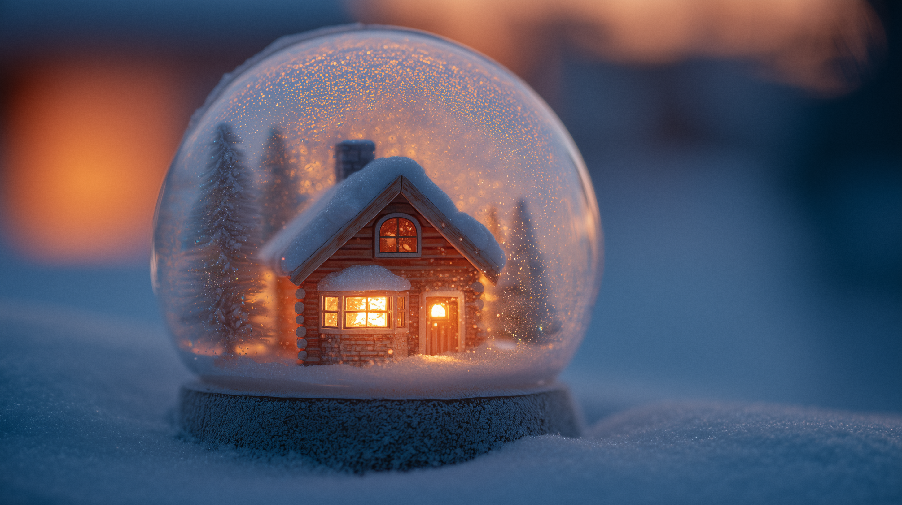 fond d'écran Boule à neige 4k windows 10 téléchargement gratuit