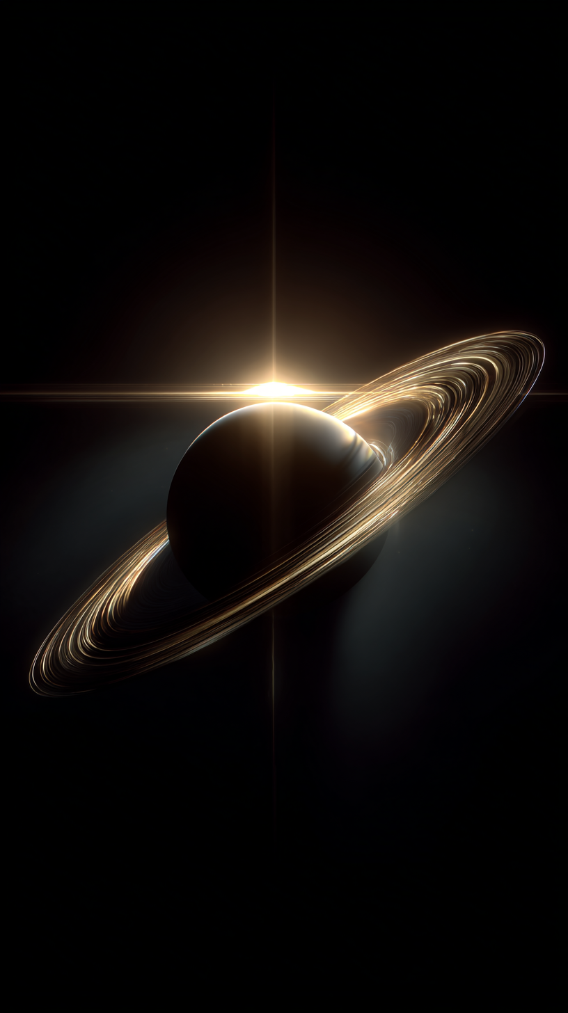 fond d'écran Saturne téléphone 4k gratuit