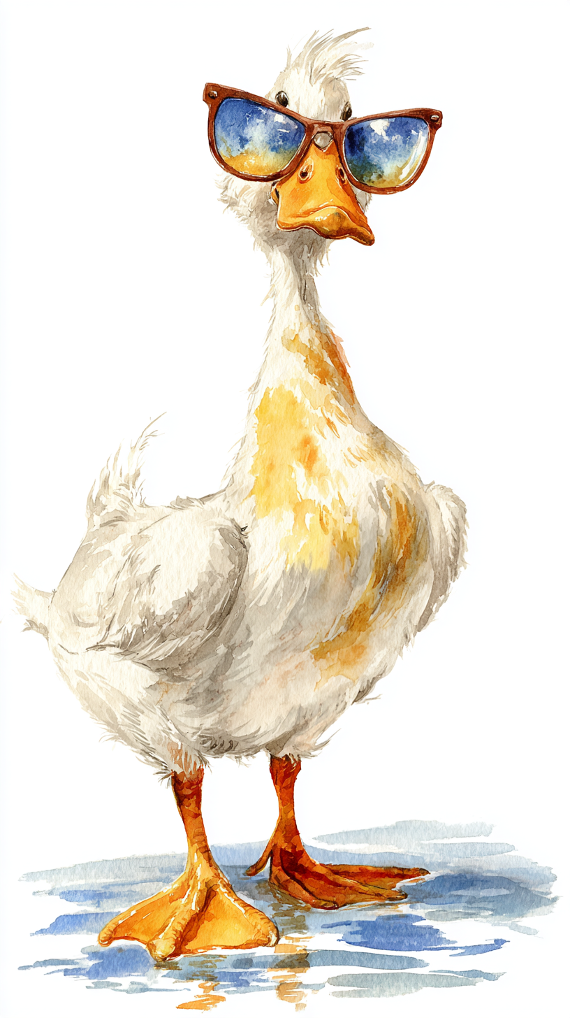 fond d'écran Canard iphone 16 pro gratuit