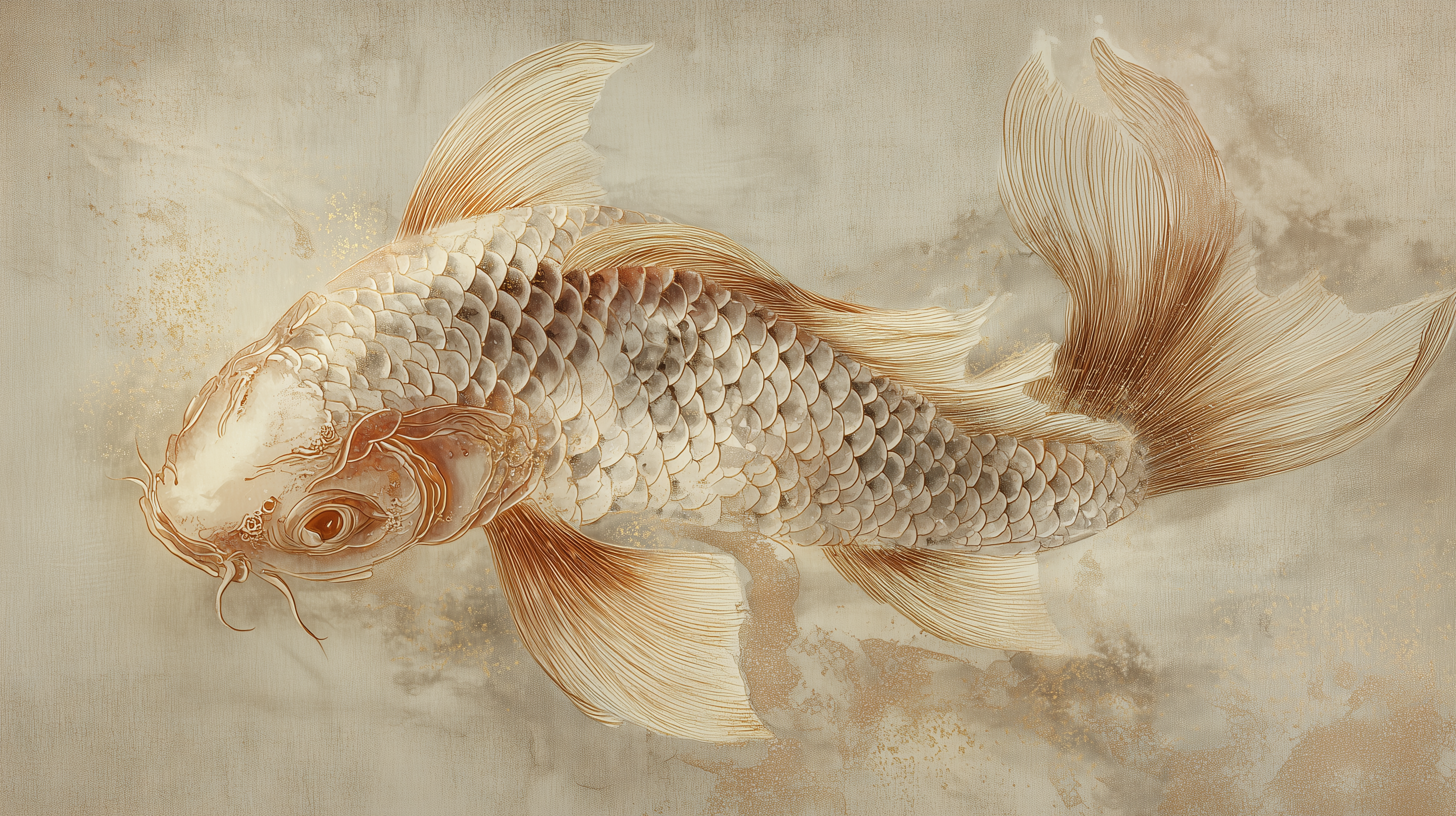 fond d'écran Koï mac apple téléchargement gratuit