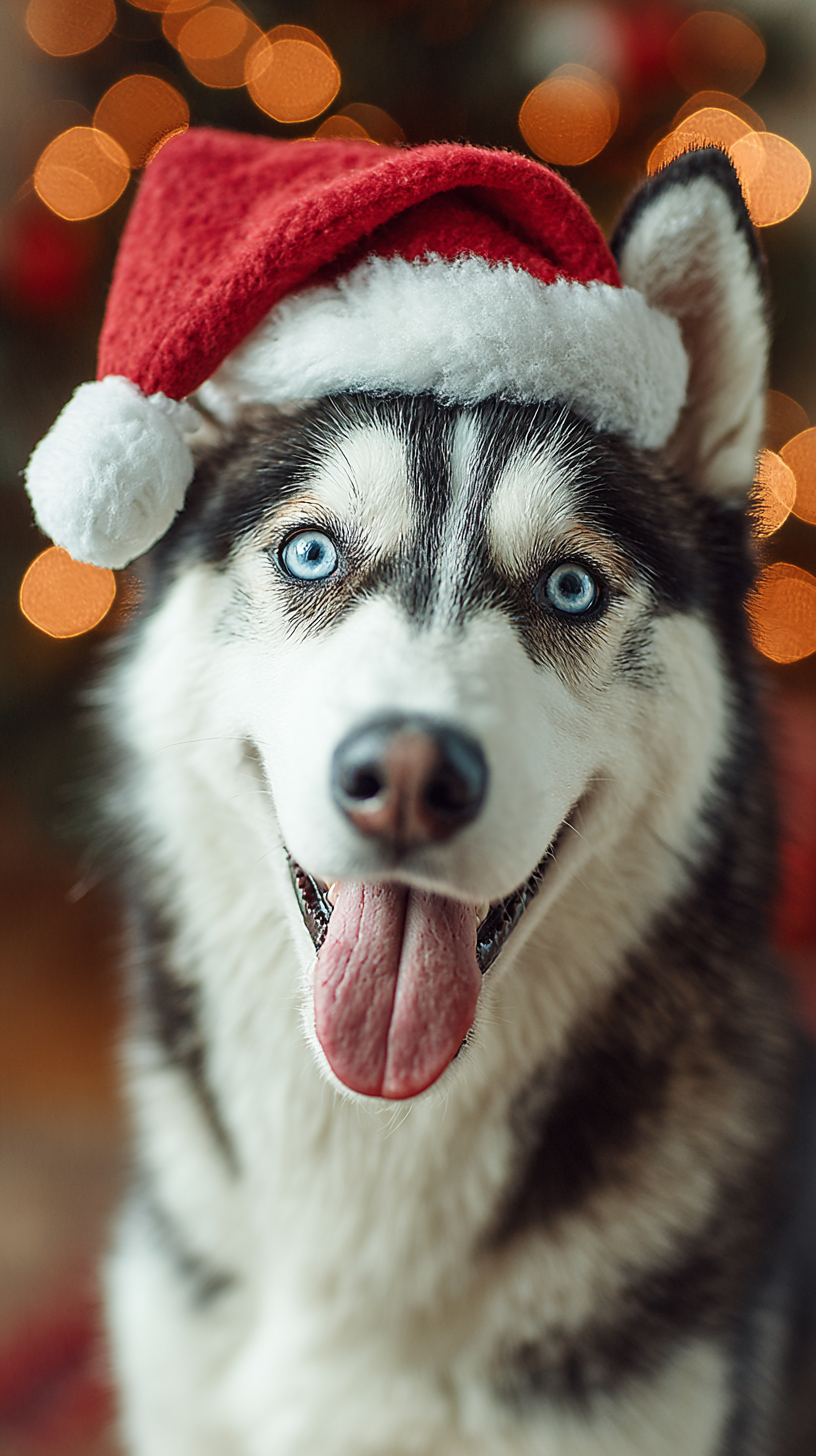 fond d'écran Husky téléphone 4k télécharger gratuit