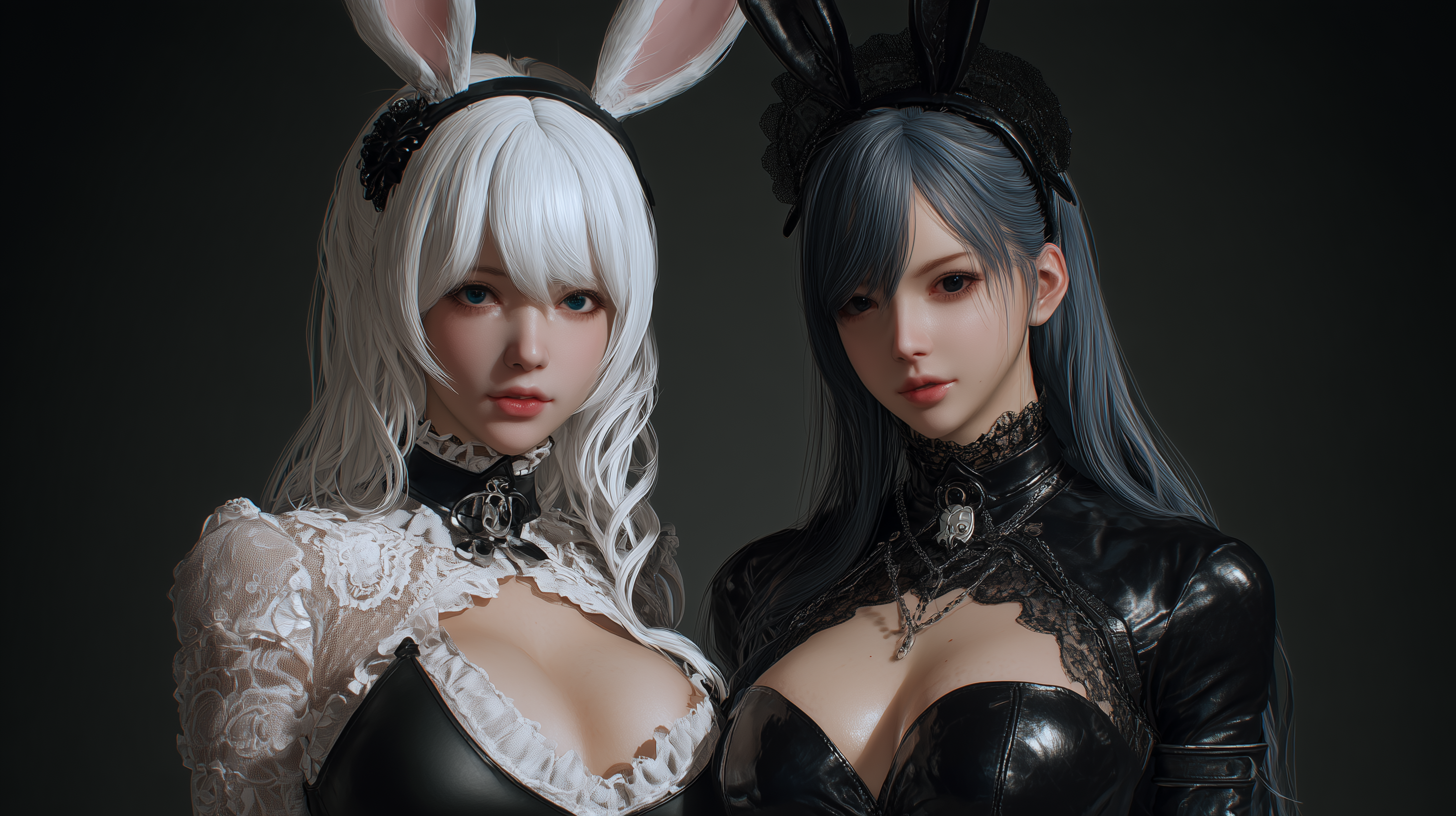 fond d'écran fille lapin windows téléchargement gratuit