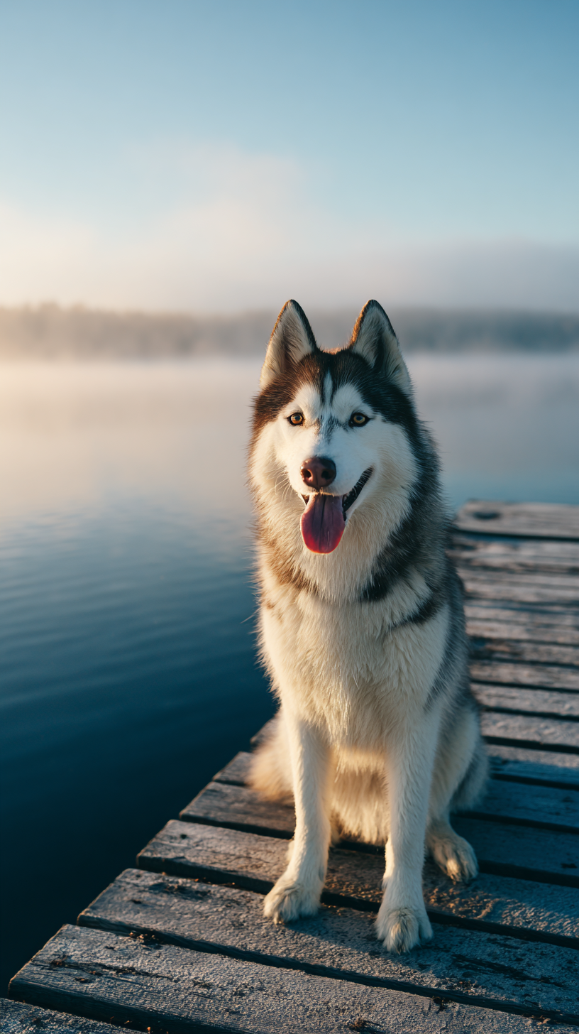 fond d'écran Husky de téléphone télécharger gratuit