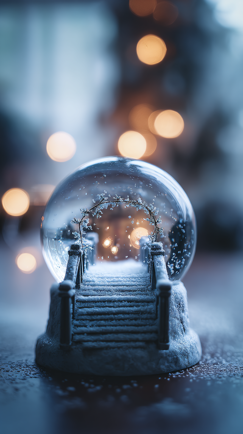fond d'écran Boule à neige iphone 17 gratuit