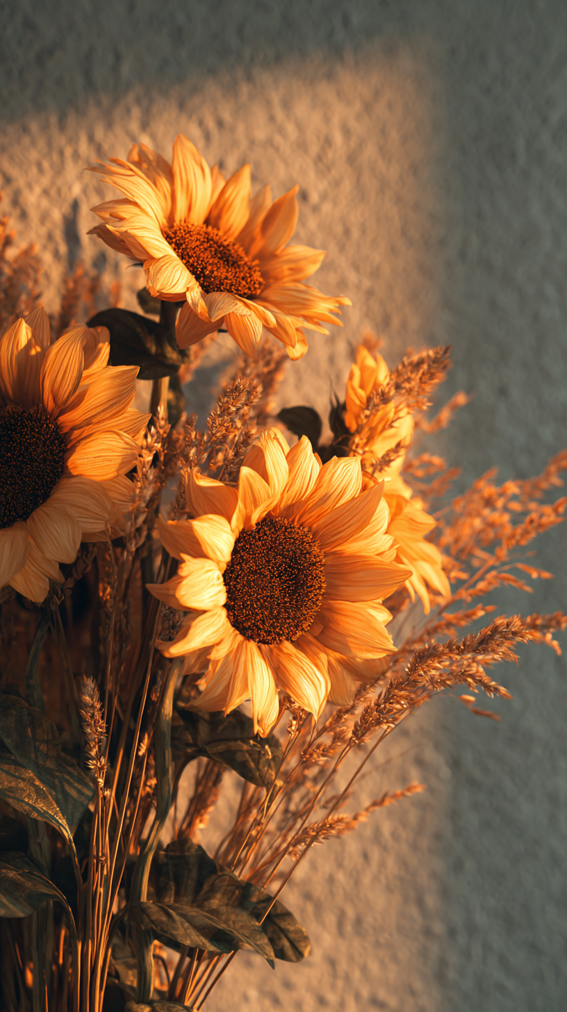 fond d'écran Bouquet de fleurs iphone 15 télécharger gratuit