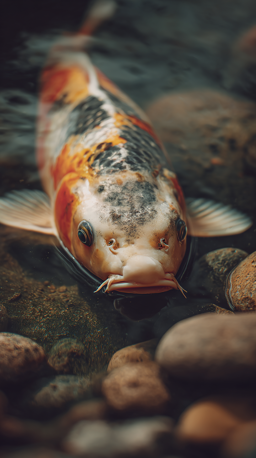 fond d'écran Koï iphone 4k gratuit