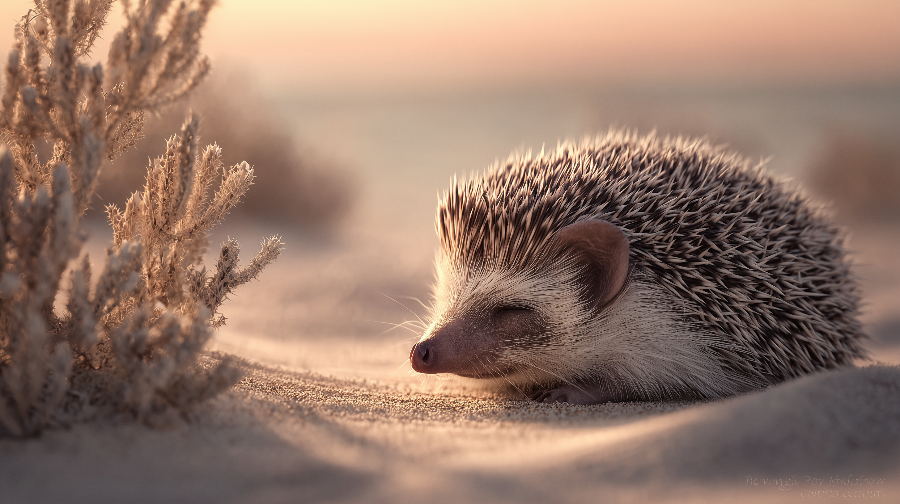 fond d'écran Hérisson 4k 1920x1080 téléchargement gratuit