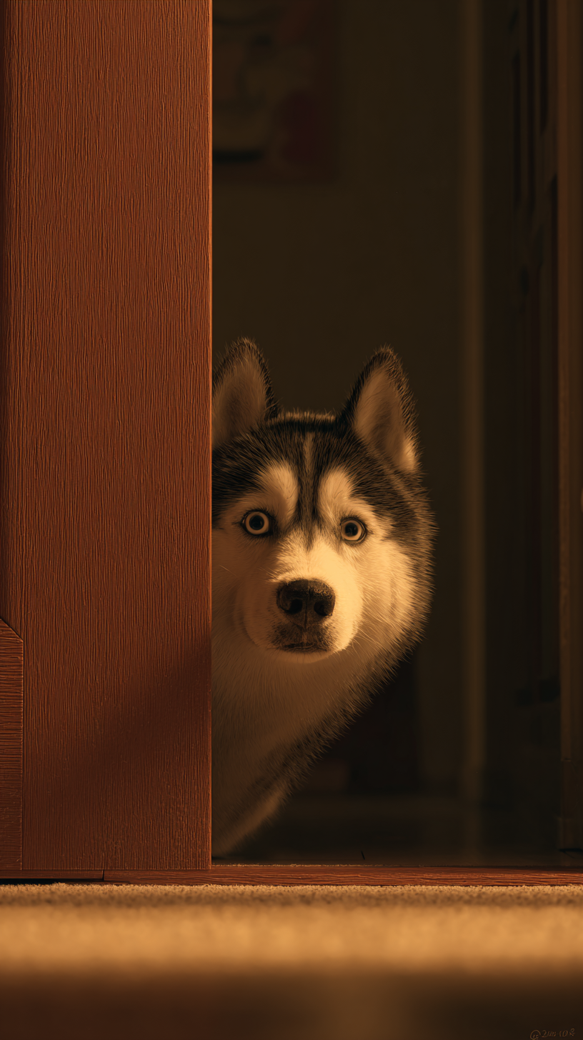 fond d'écran Husky téléphone samsung gratuit android