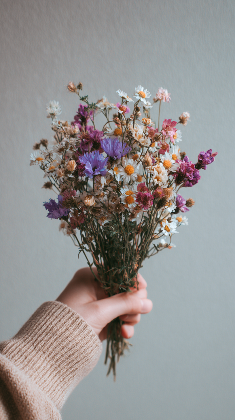 iphone fond d'écran Bouquet de fleurs kawaii gratuit