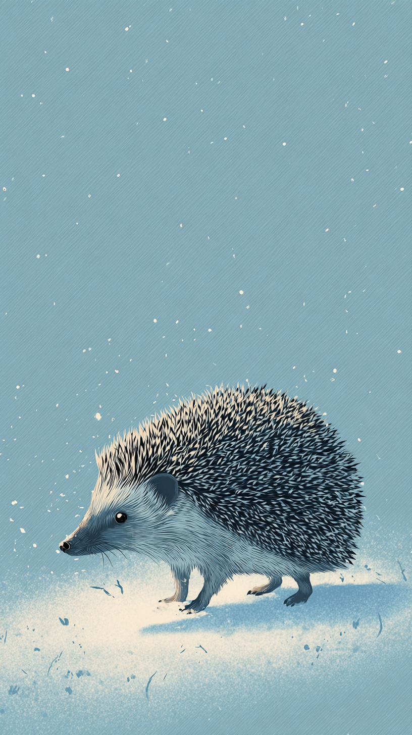 fond d'écran Hérisson iphone 14 pro max télécharger gratuit