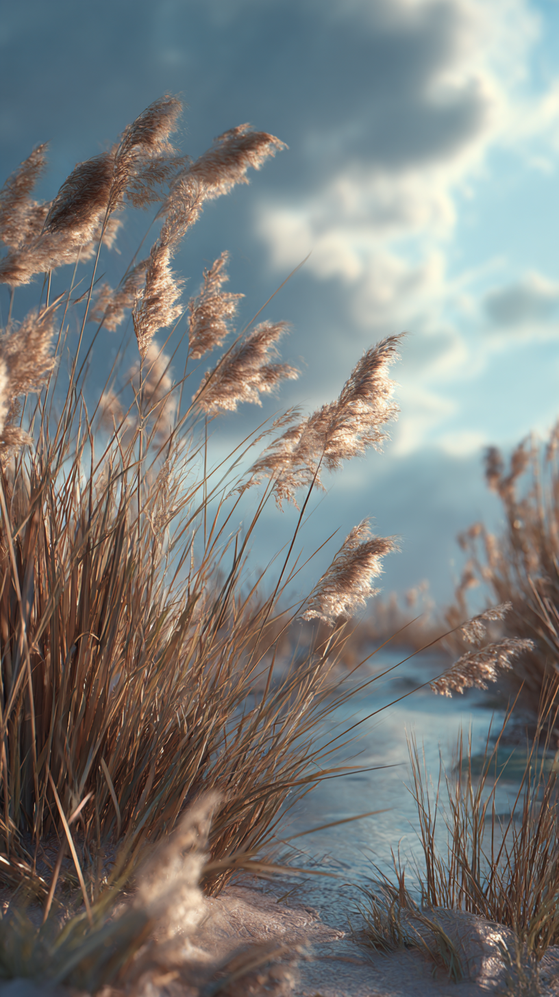 fond d'écran roseau iphone 4k gratuit