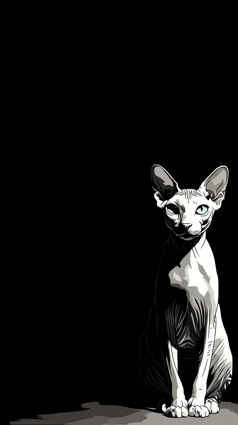 fond d'écran Sphynx iphone 12 gratuit