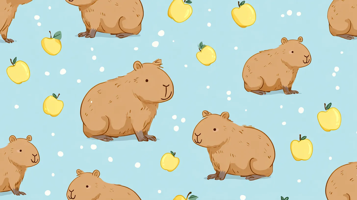 fond d'écran Capybara updated 5k pc téléchargement gratuit