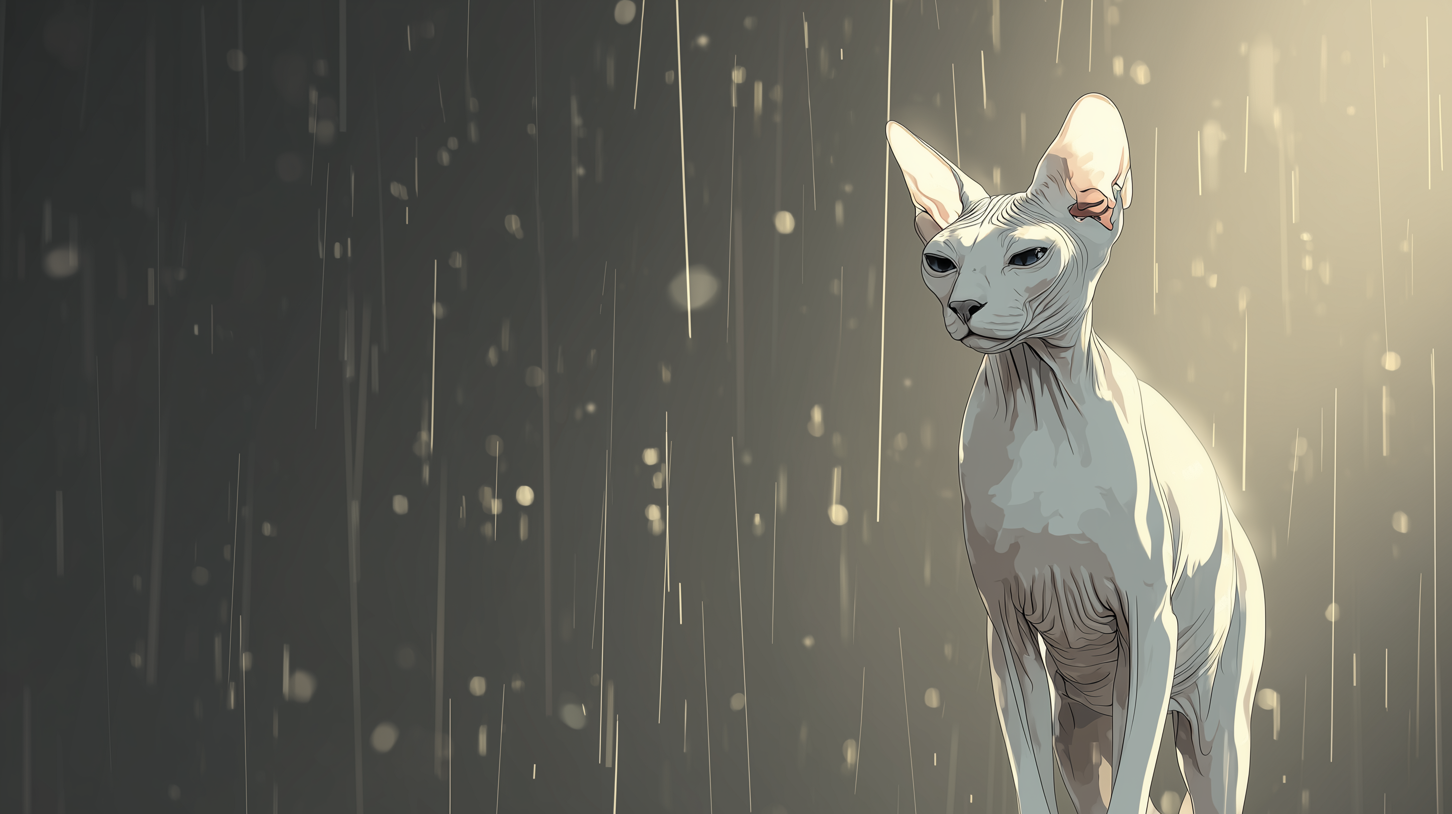 fond d'écran Sphynx 3840x1080 téléchargement gratuit