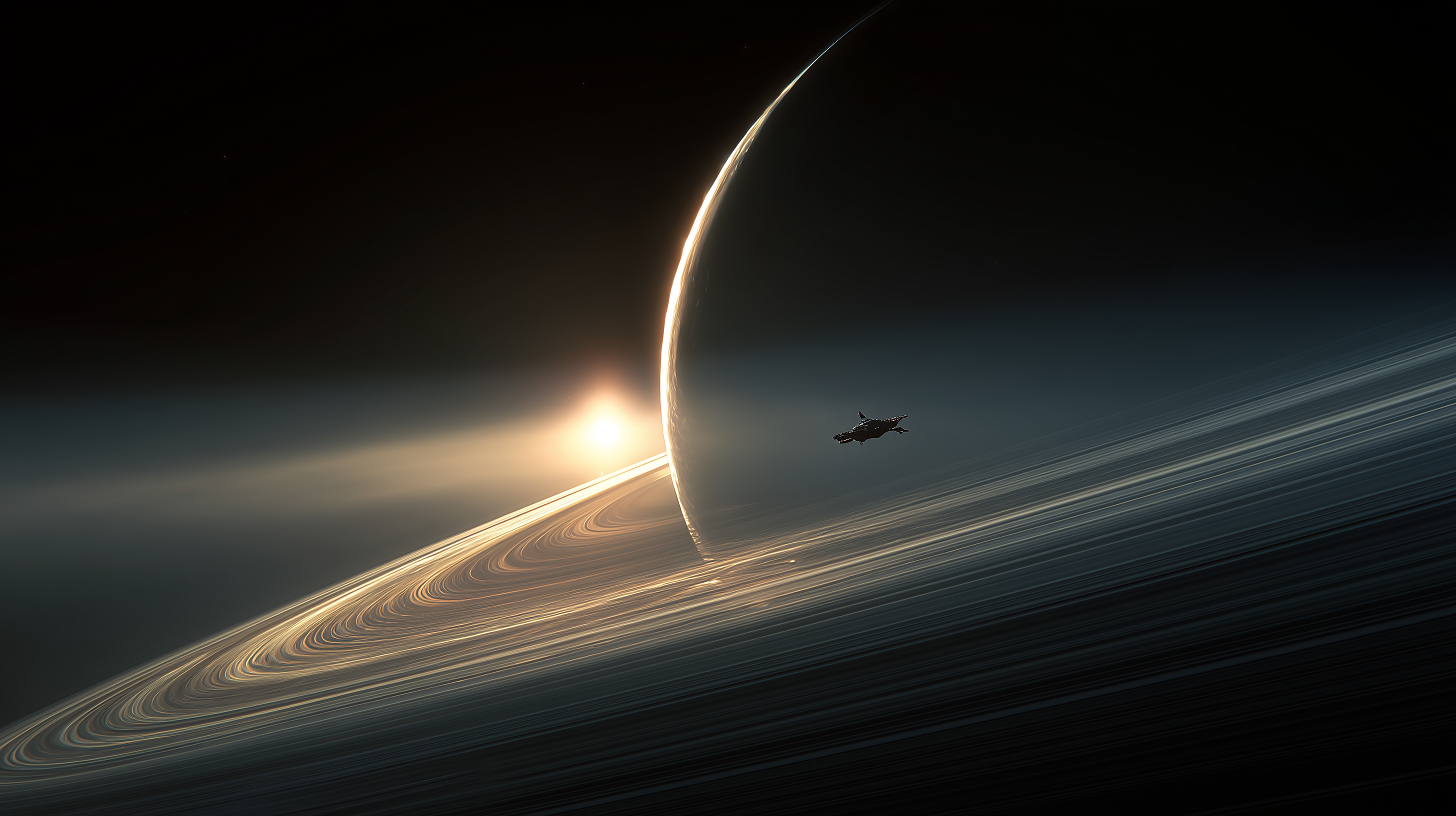 fond d'écran Saturne 1440p téléchargement gratuit