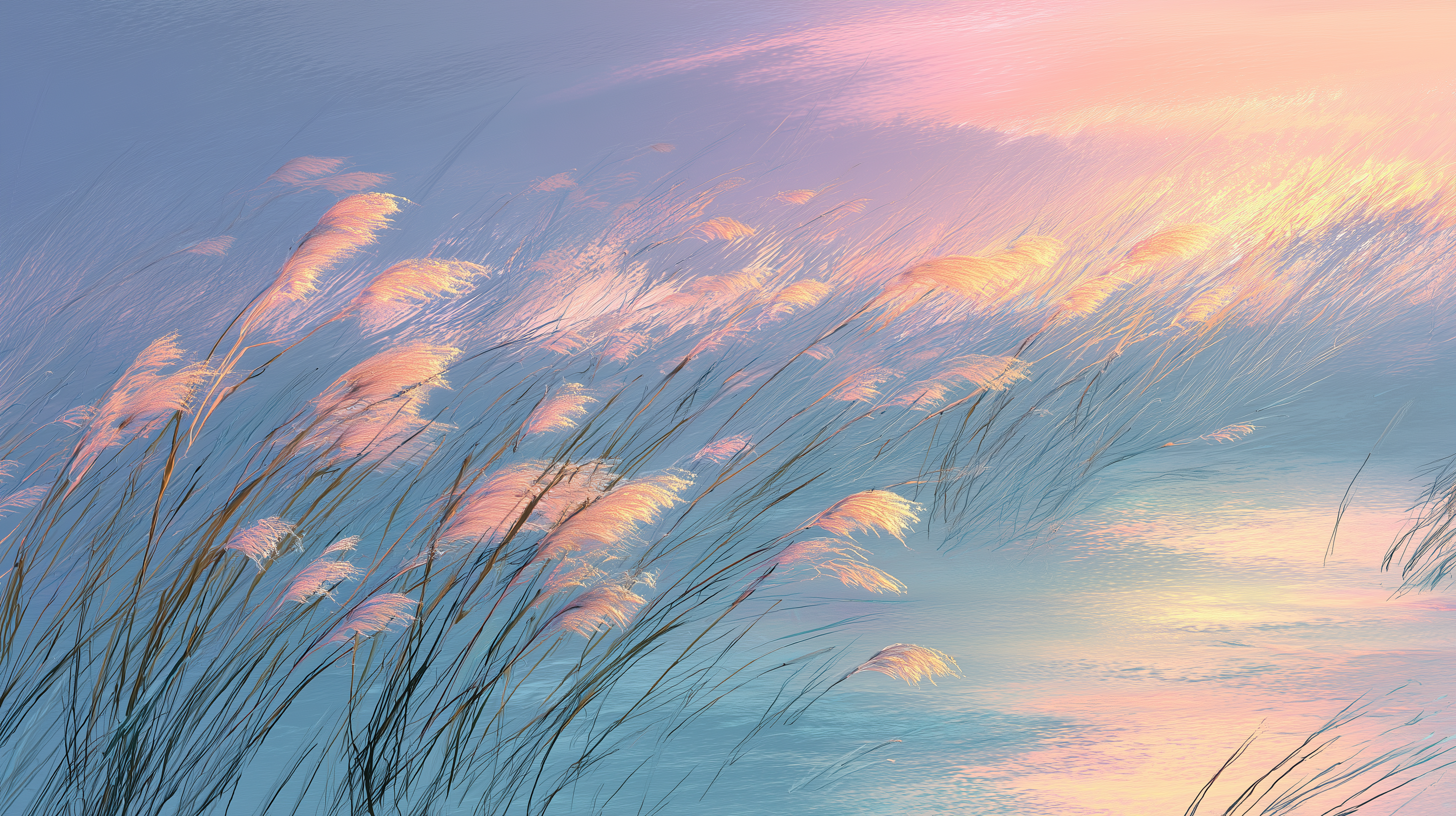 fond d'écran roseau pc windows 10 4k téléchargement gratuit