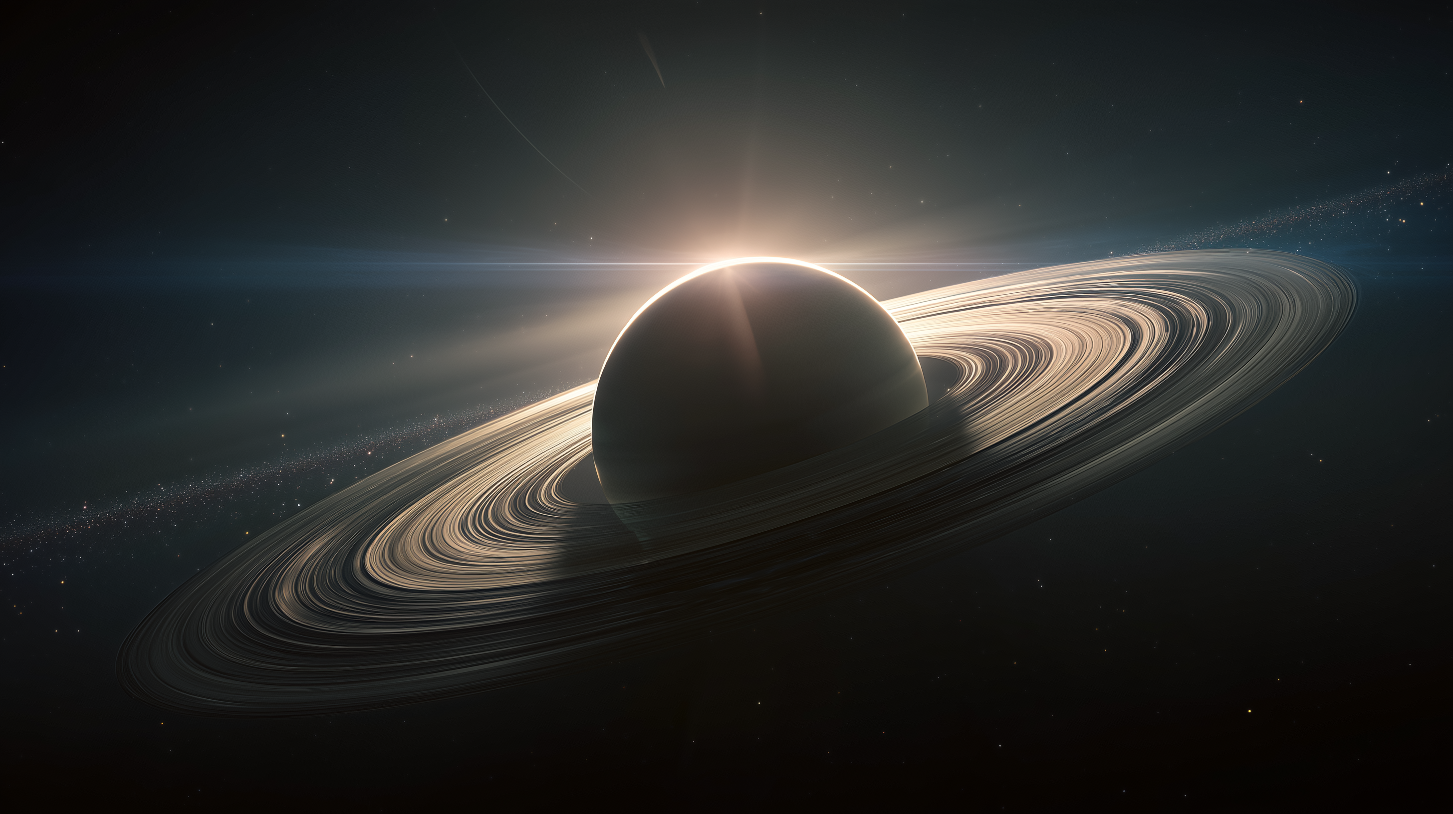 fond d'écran Saturne MSI téléchargement gratuit