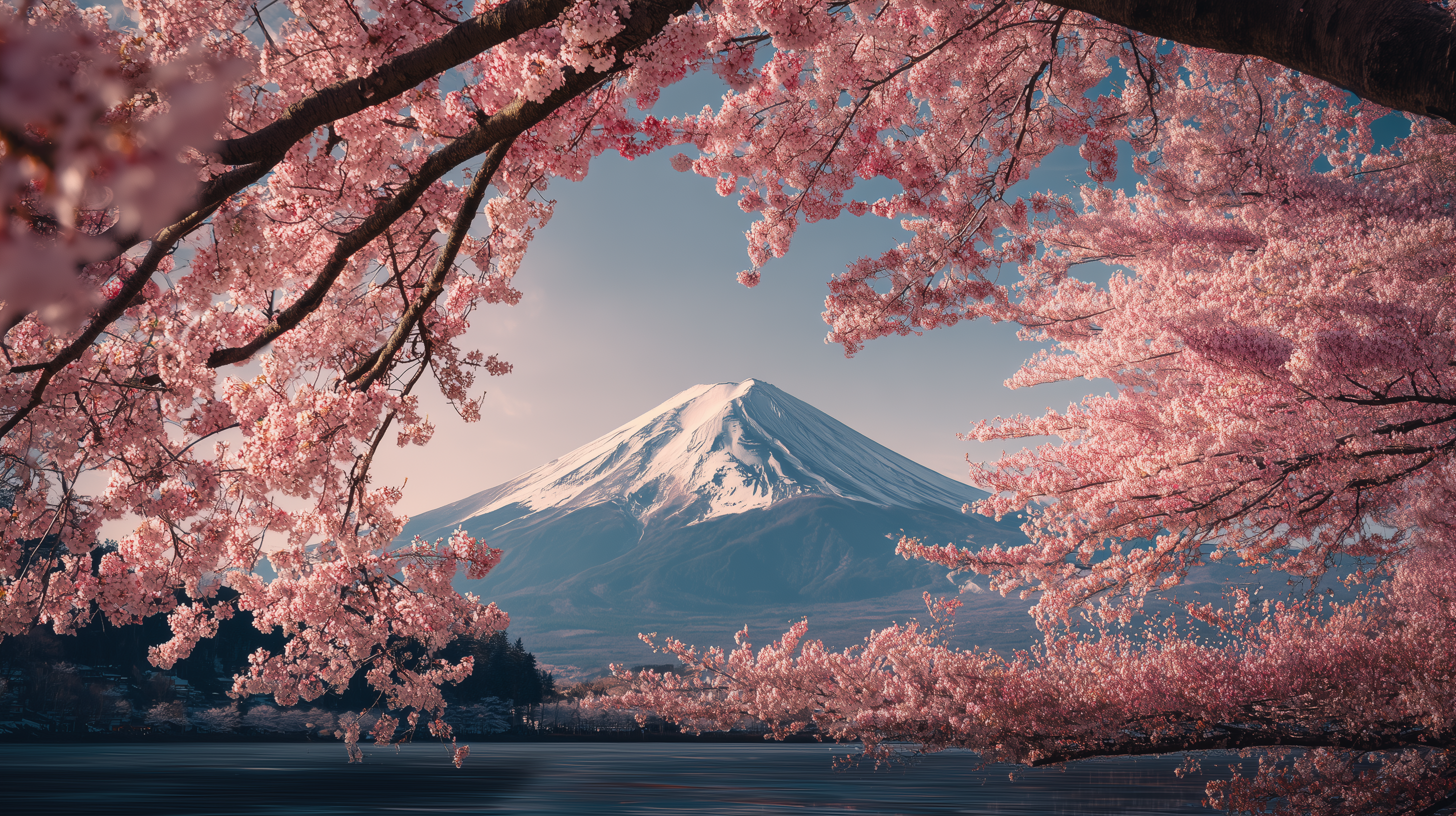 fond d'écran Mont Fuji Huawei téléchargement gratuit