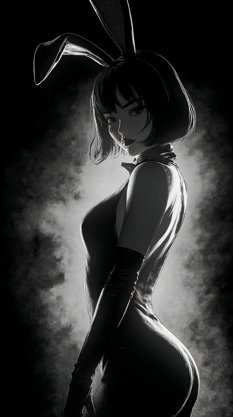 fond d'écran fille lapin iphone 17 air gratuit