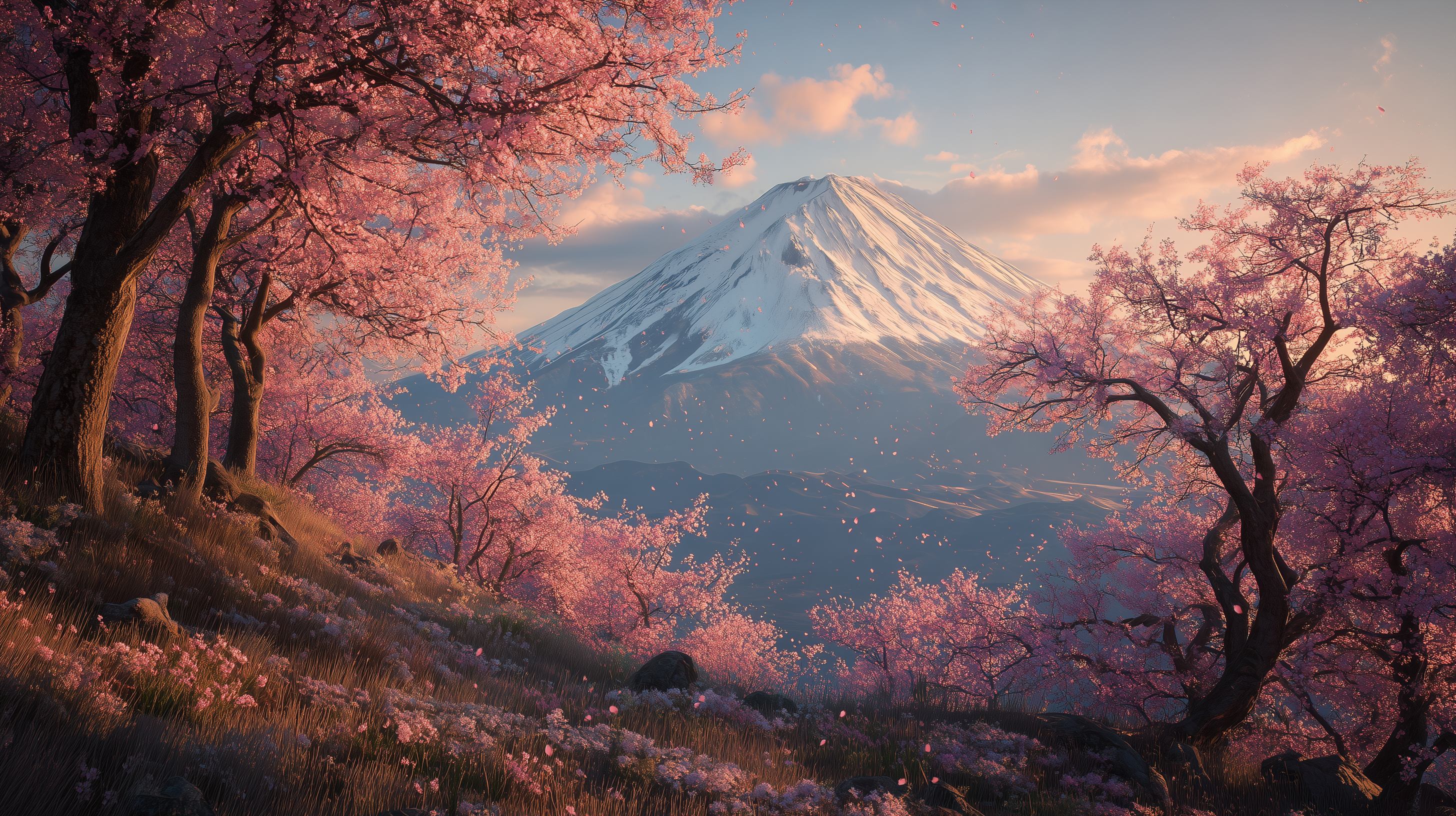 fond d'écran Mont Fuji 3840x2160 hd téléchargement gratuit