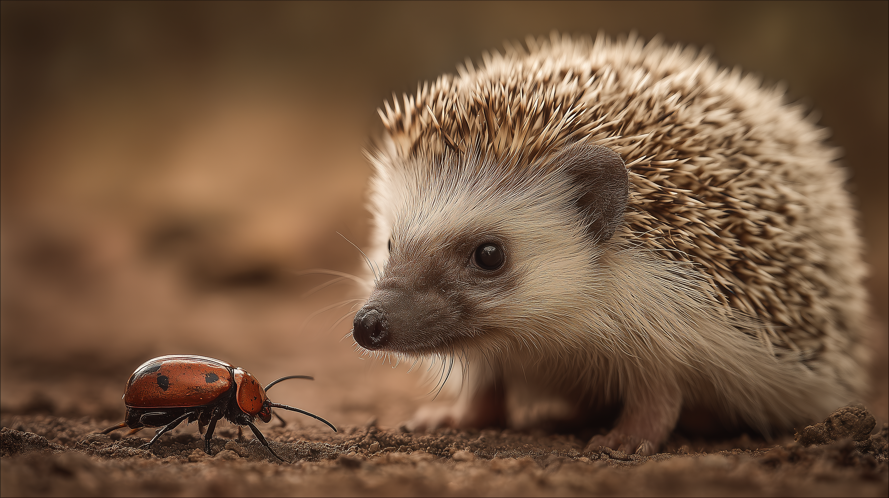 fond d'écran Hérisson ultrawide 3440x1440 téléchargement gratuit