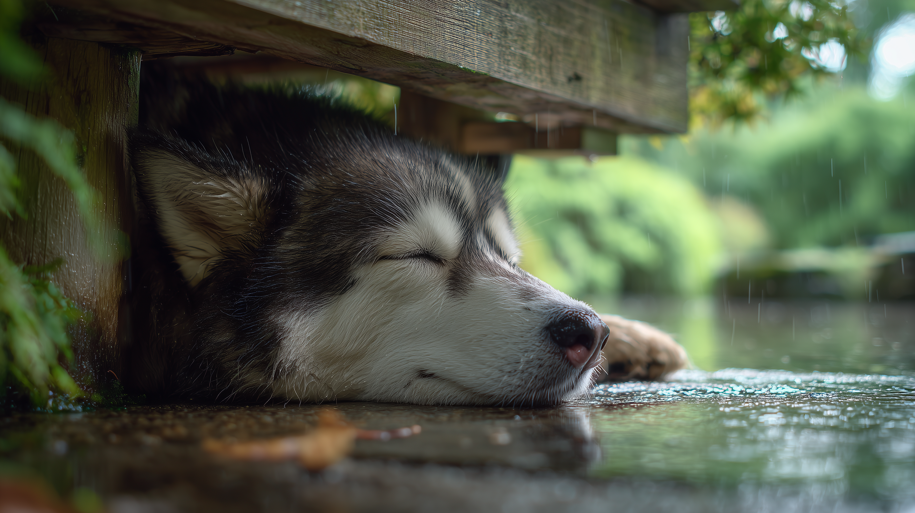 fond d'écran Husky windows 11 hd téléchargement gratuit