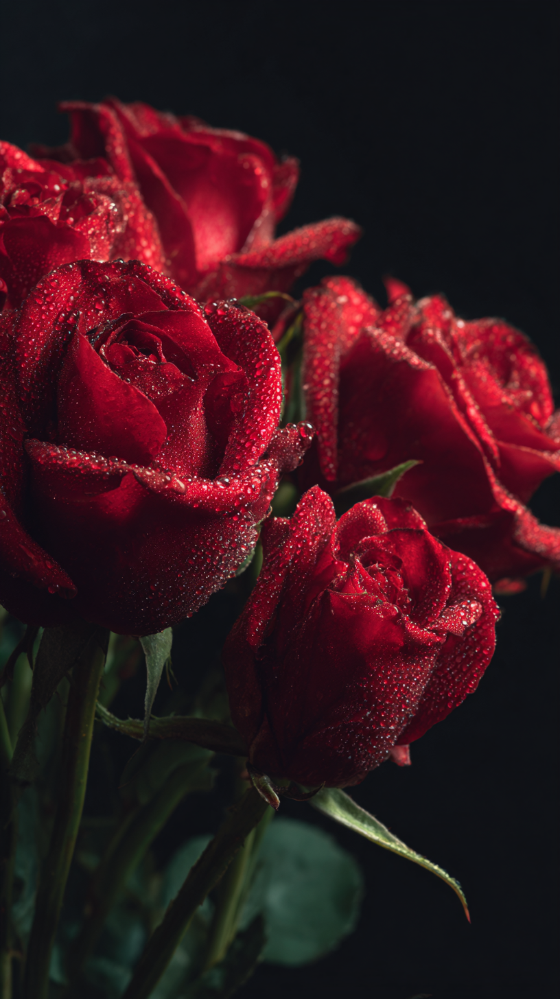 iphone fond d'écran Bouquet de fleurs kawaii gratuit