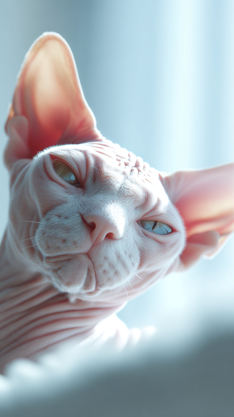 fond d'écran Sphynx iphone 15 pro max 4k gratuit