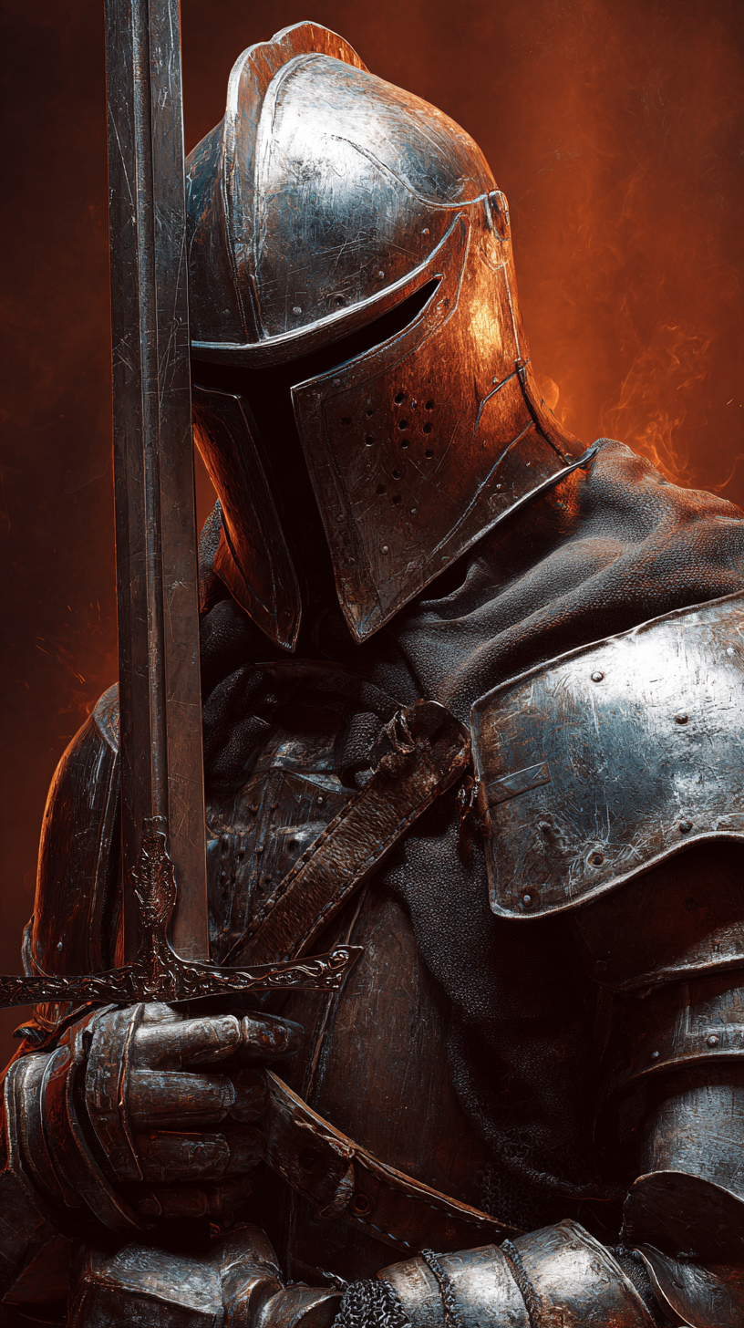 fond d'écran Chevalier téléphone Xiaomi gratuit