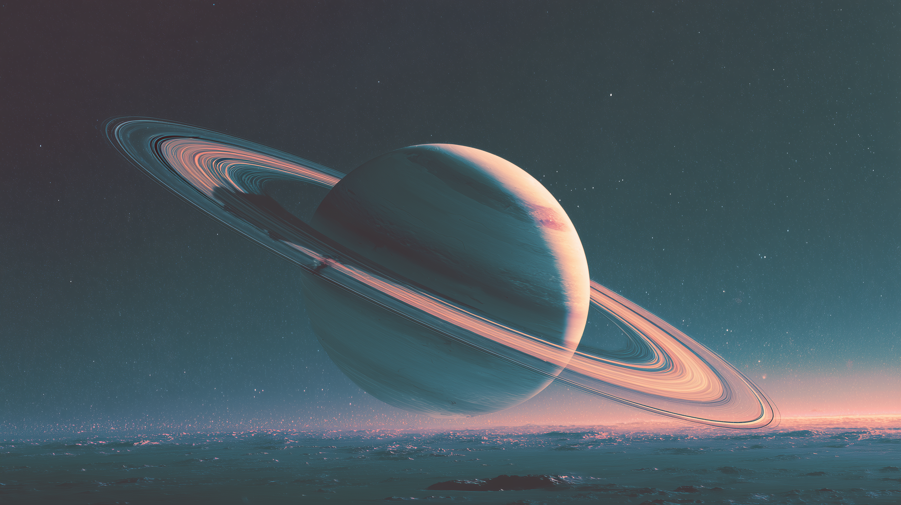 fond d'écran Saturne windows 11 gratuit téléchargement gratuit