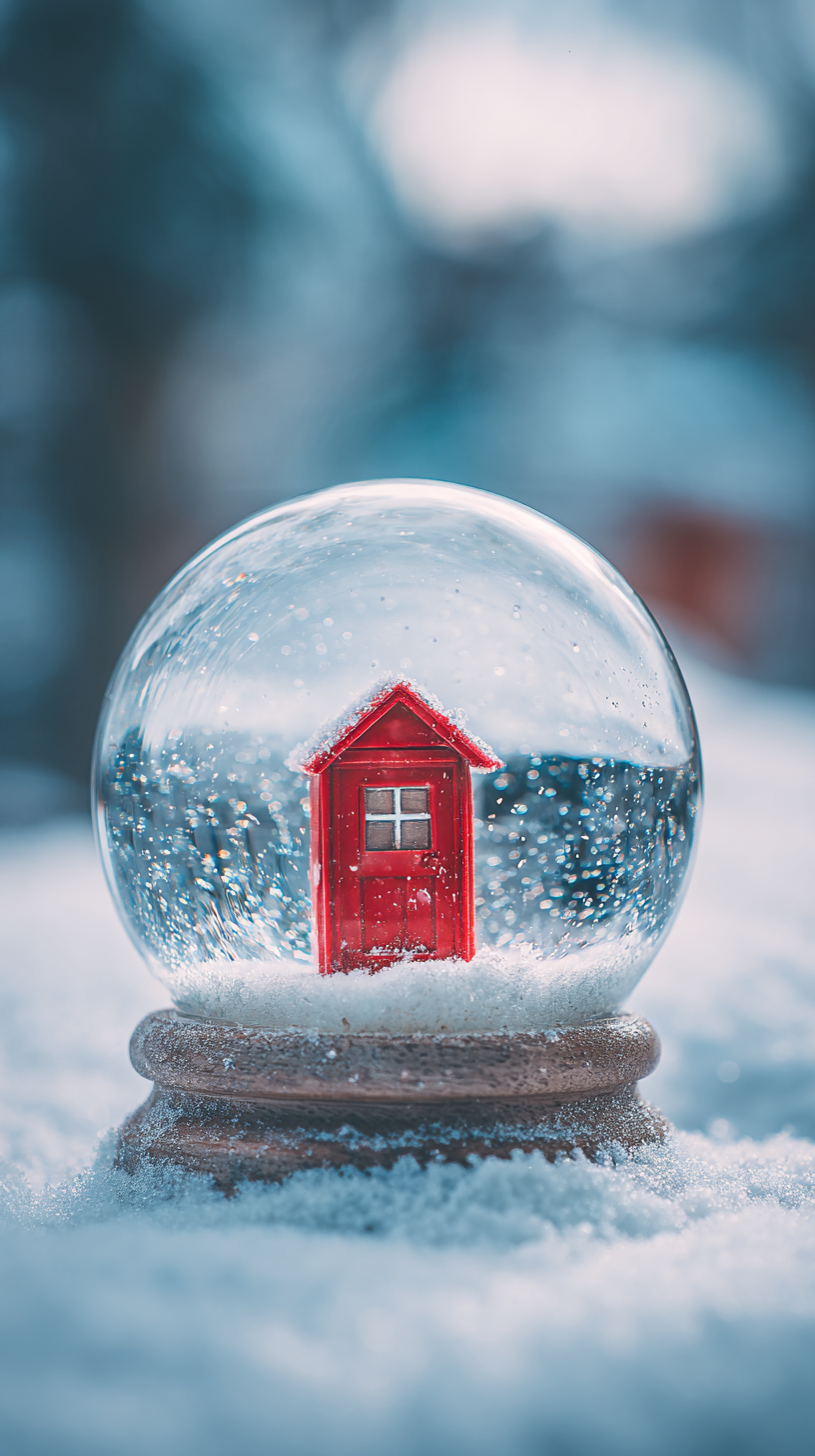 fond d'écran Boule à neige iphone 13 gratuit