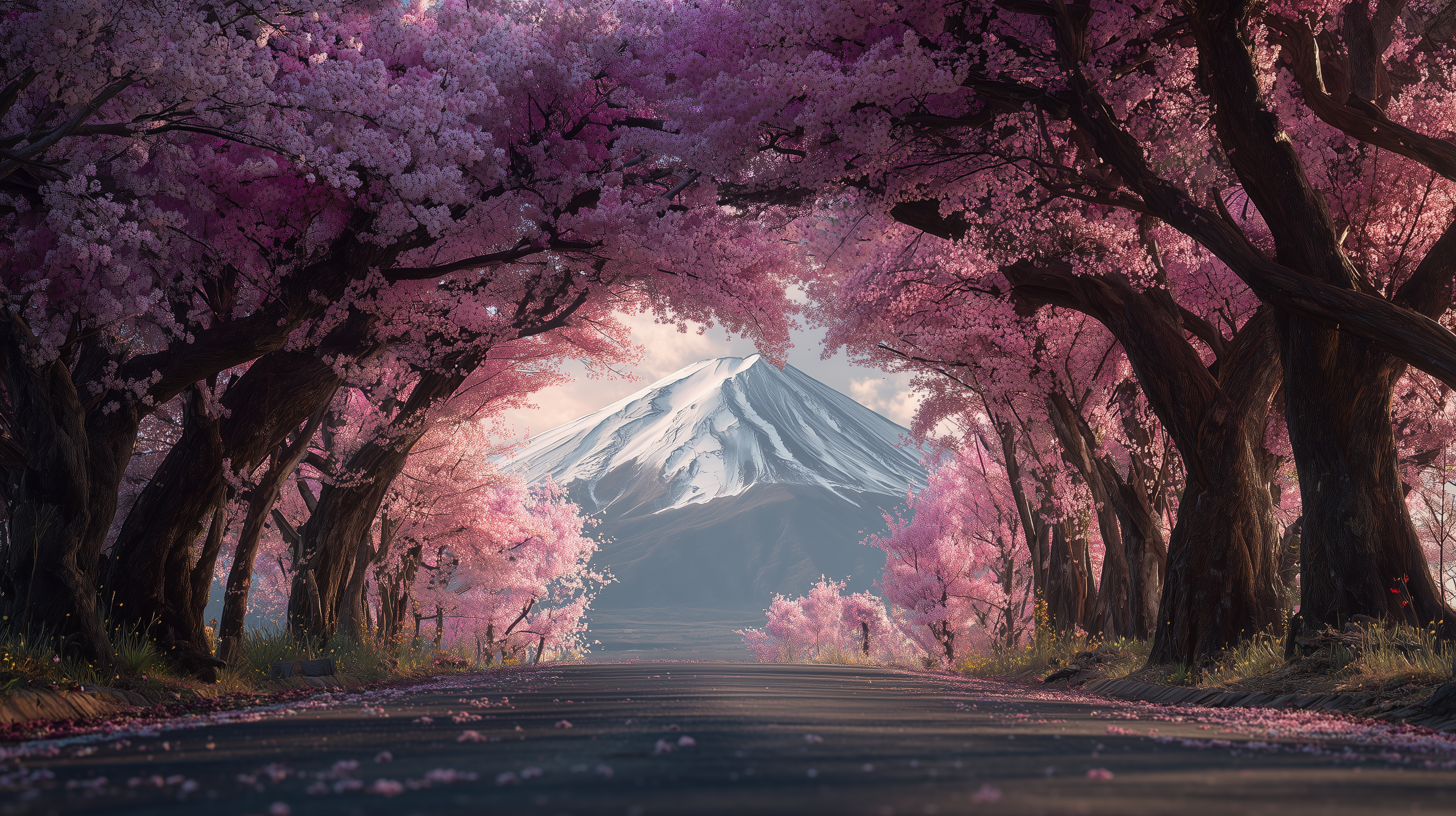 fond d'écran Mont Fuji windows 11 hd téléchargement gratuit