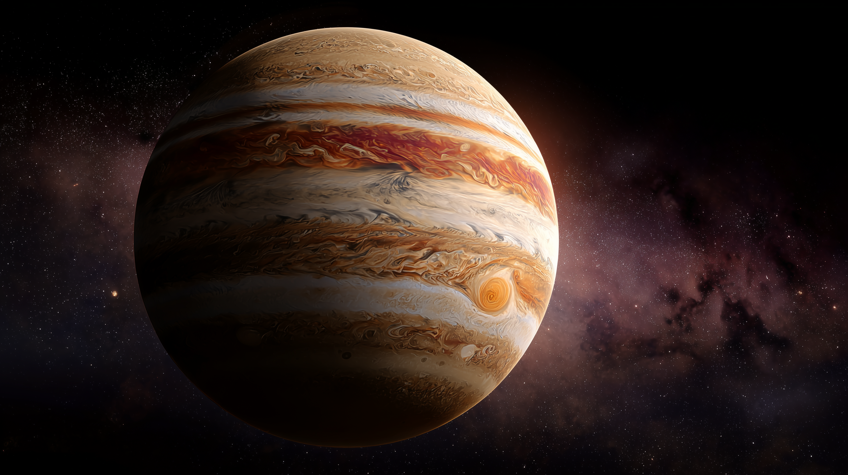 fond d'écran Jupiter 8k téléchargement gratuit