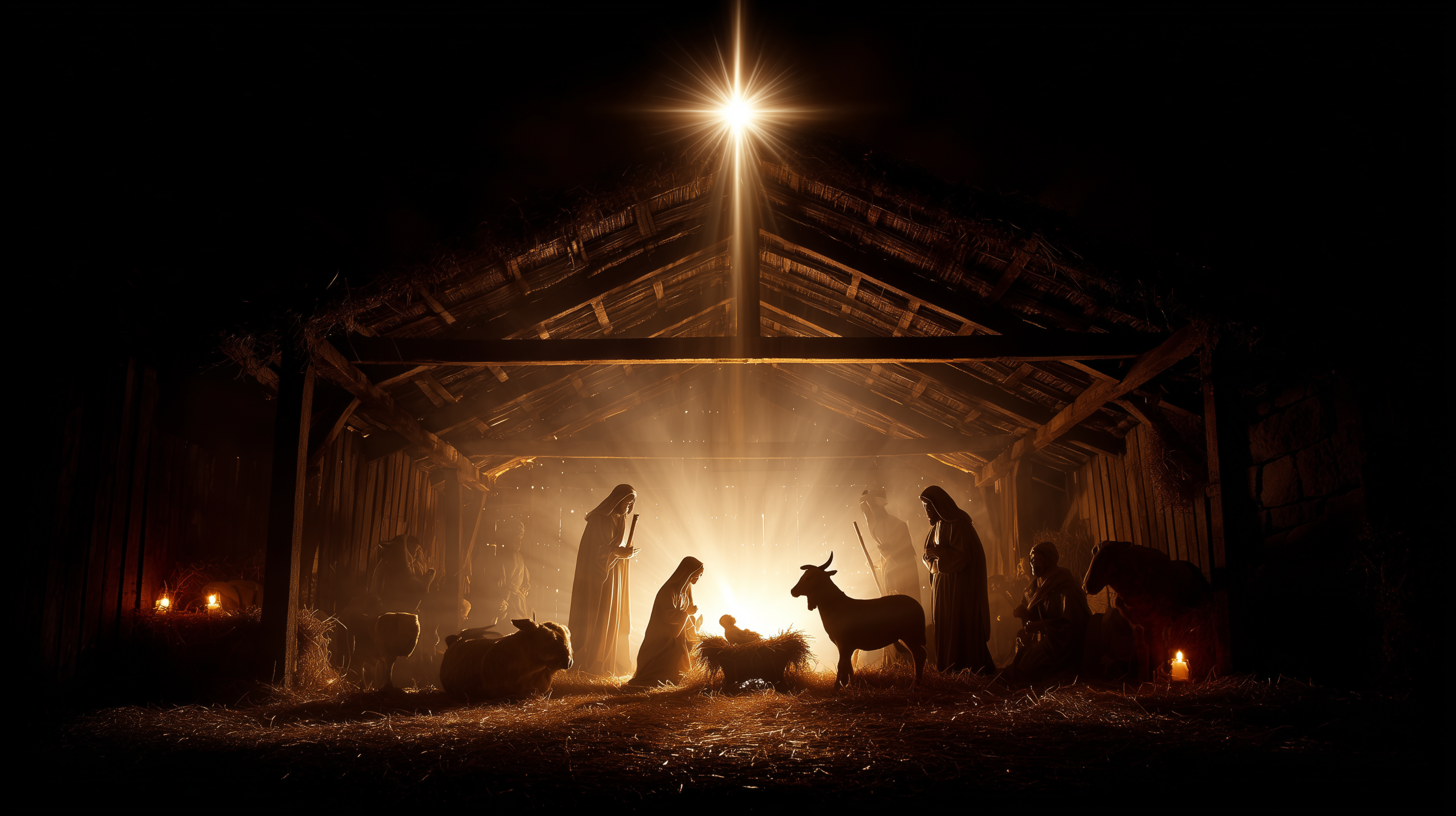 fond d'écran Étoile de Bethléem pour pc portable téléchargement gratuit