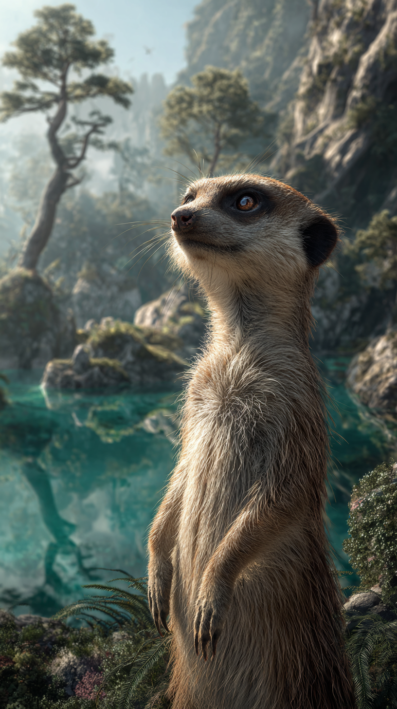 fond d'écran Suricate téléphone 4k gratuit