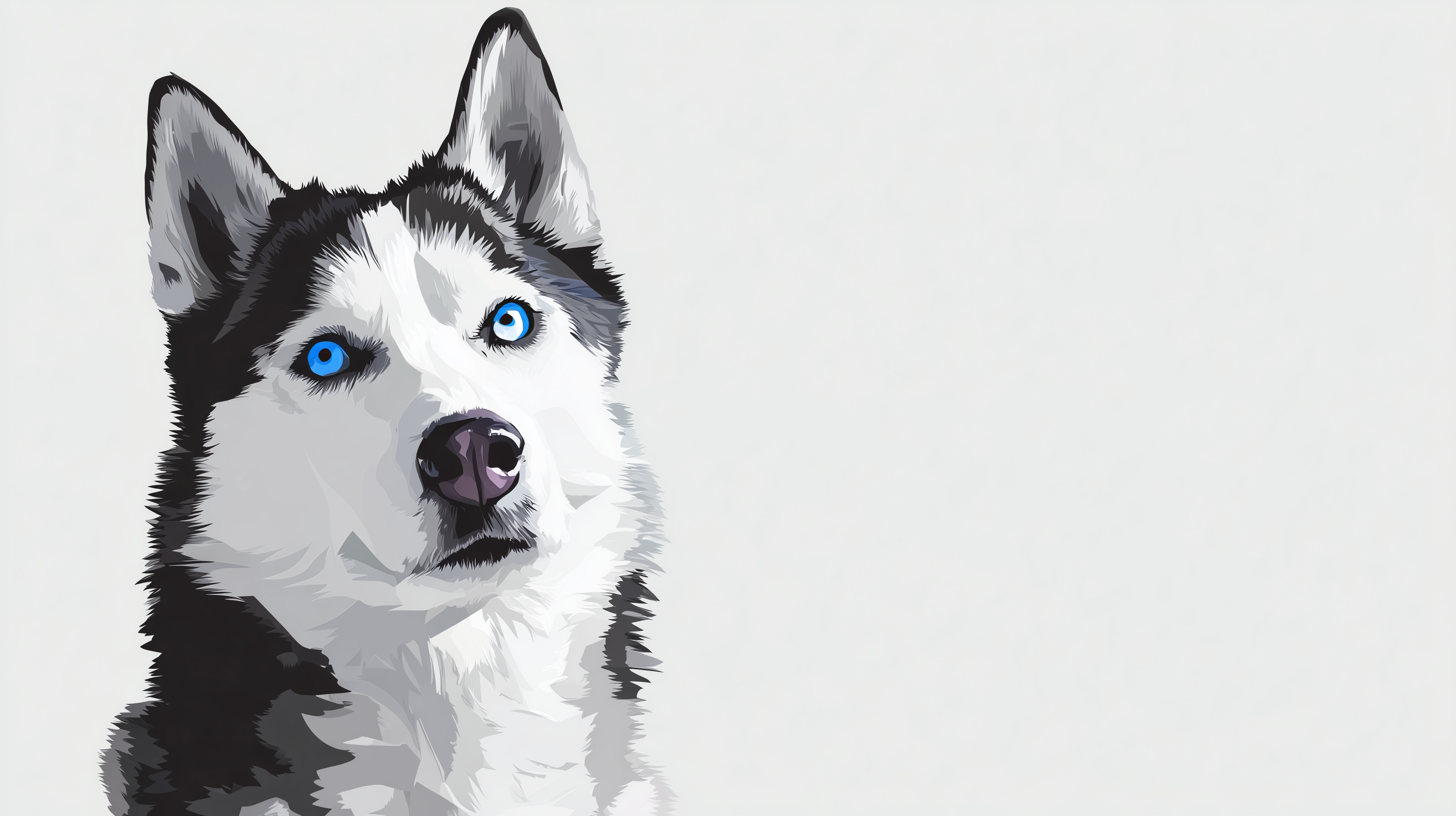 windows 10 fond d'écran Husky téléchargement gratuit