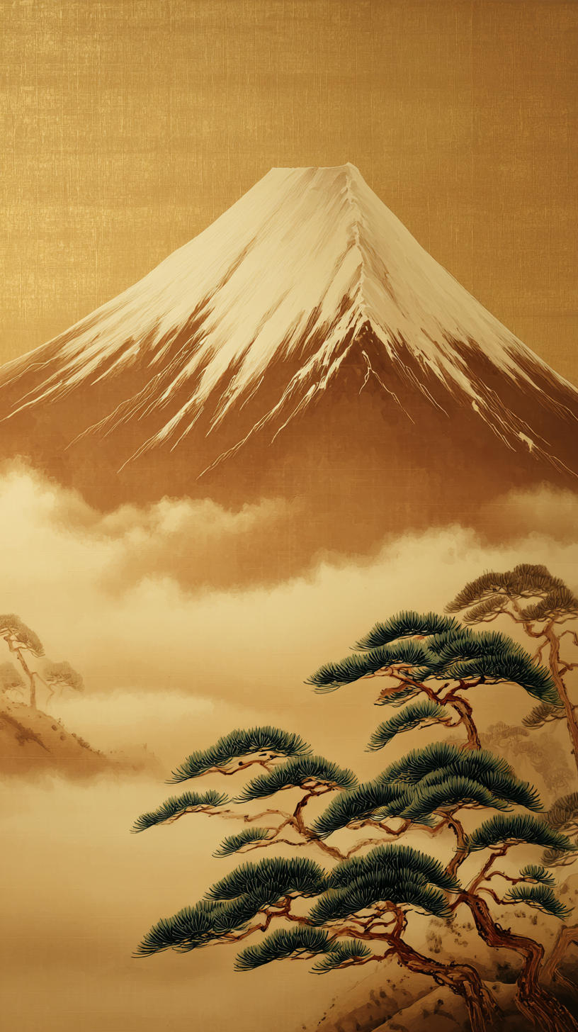 fond d'écran Mont Fuji iphone 11 gratuit