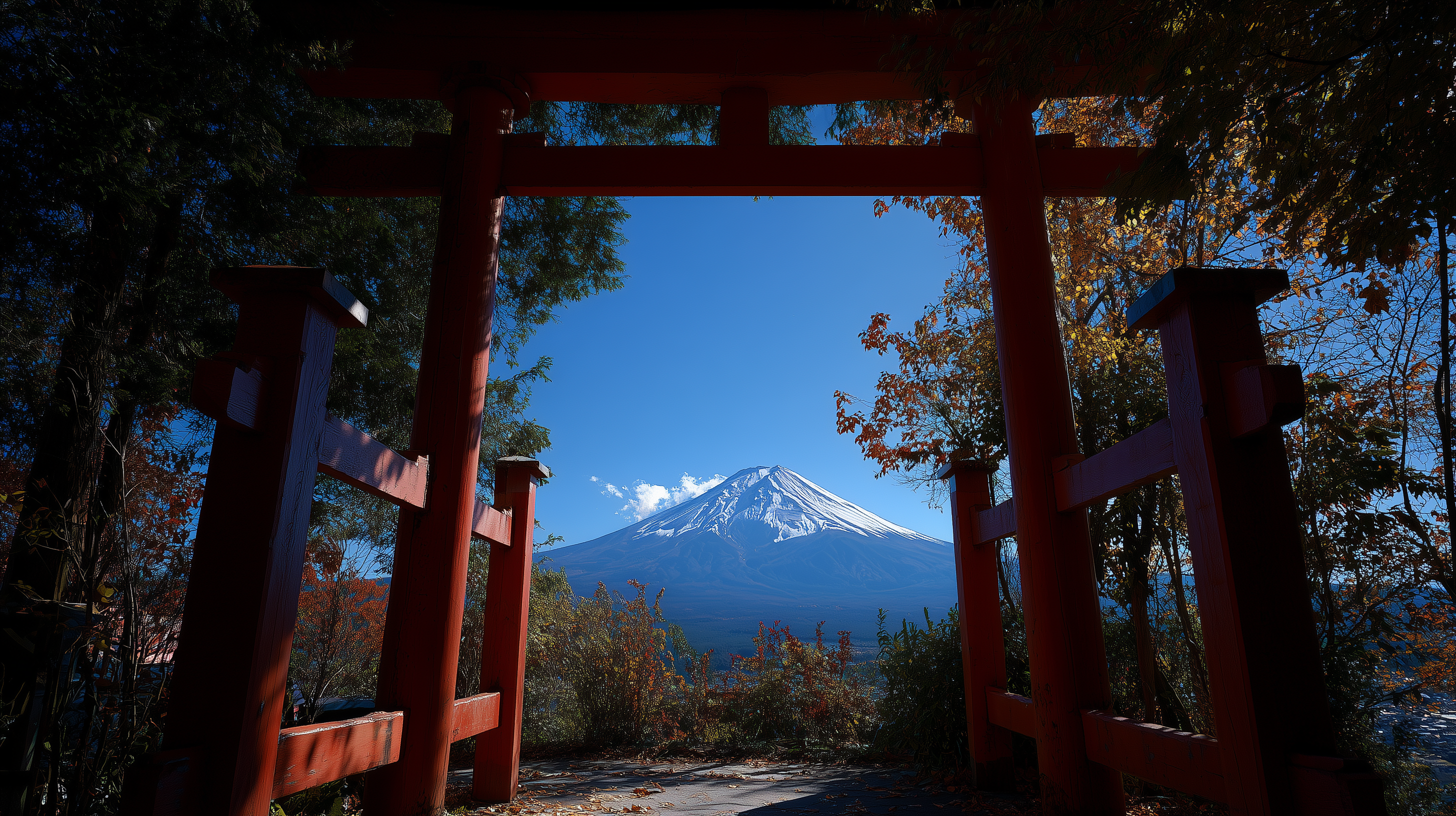 fond d'écran Mont Fuji hp windows 10 téléchargement gratuit