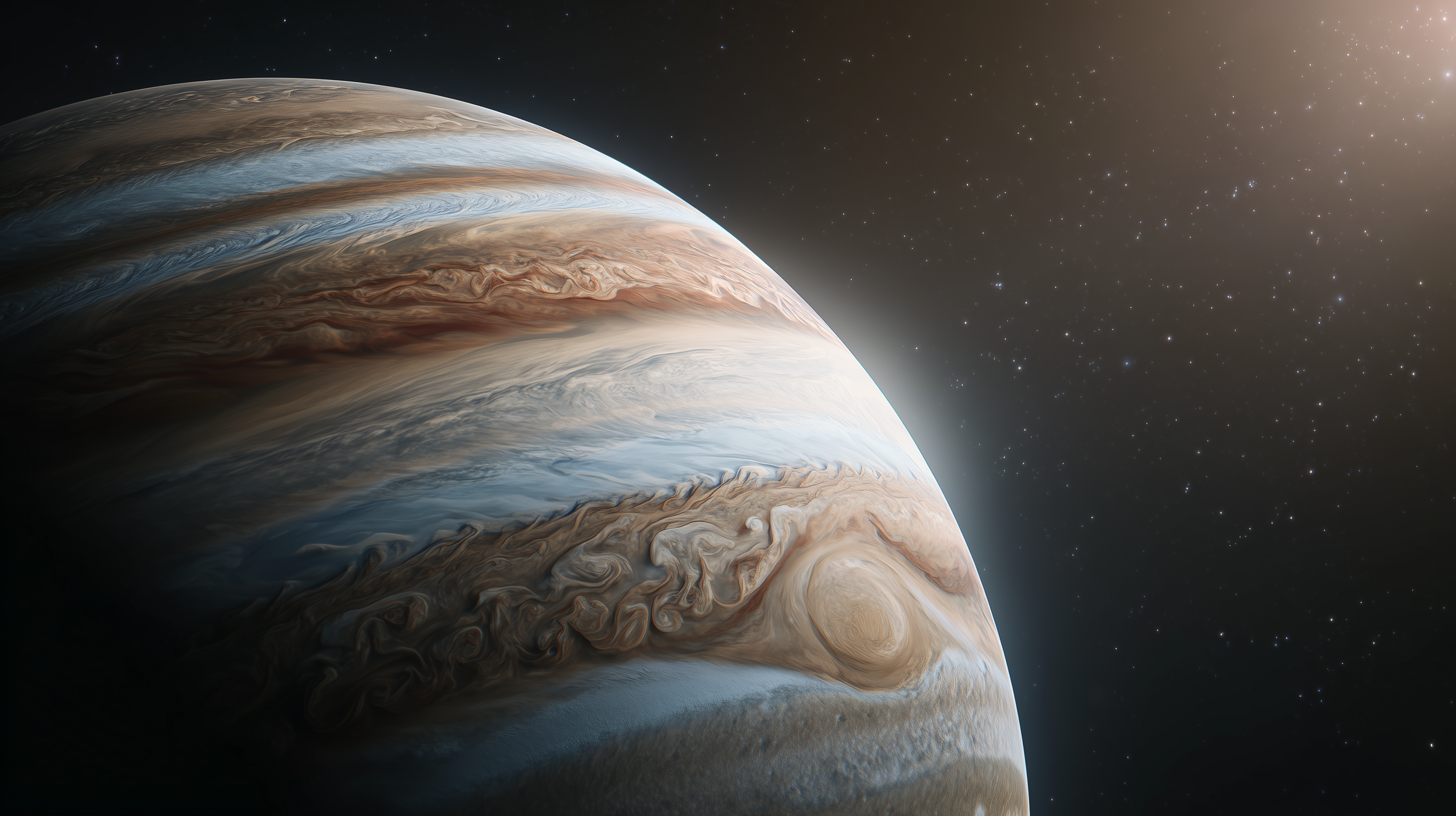 fond d'écran Jupiter pc 4k ultra hd téléchargement gratuit