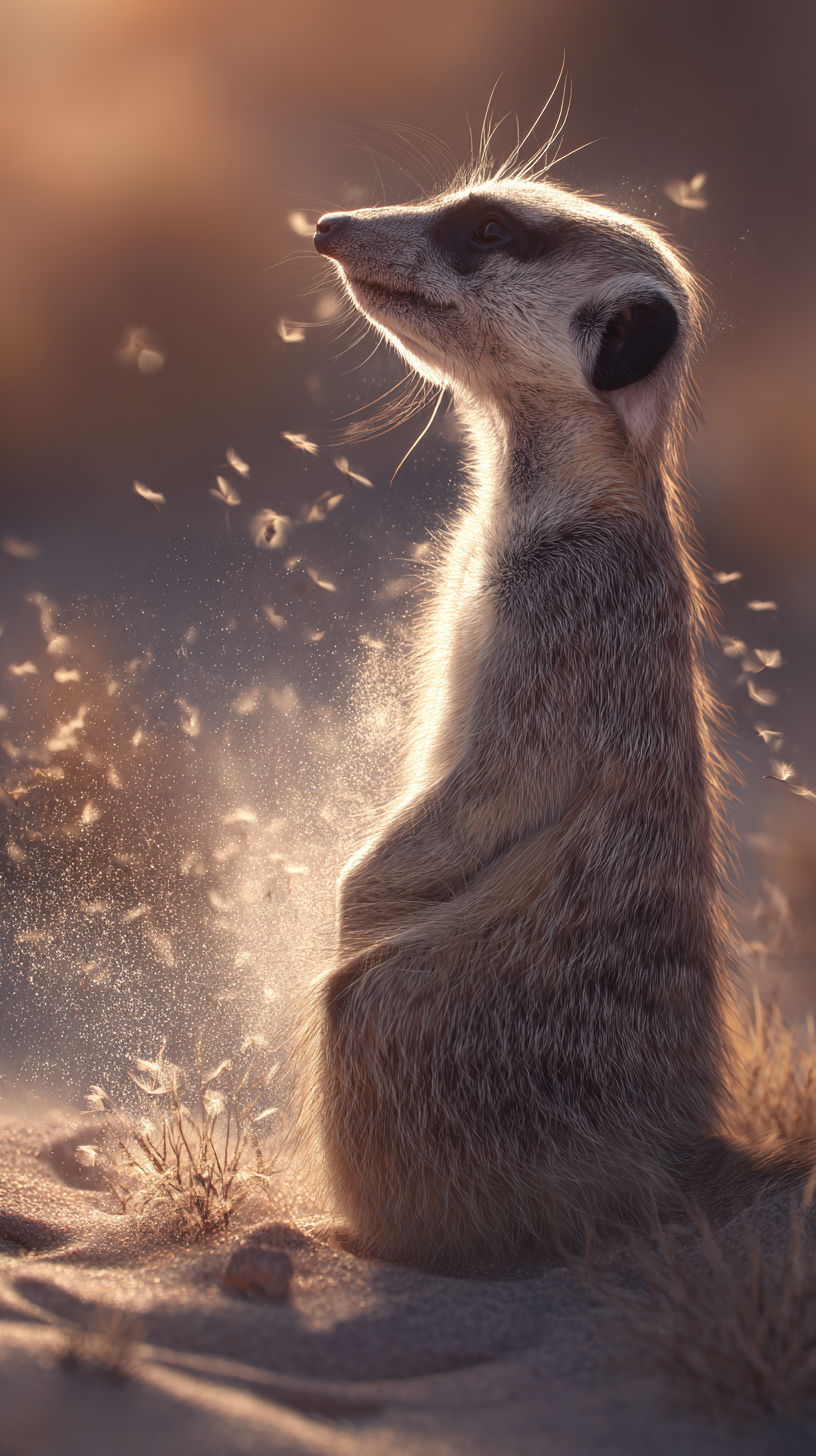 fond d'écran Suricate iphone 11 télécharger gratuit