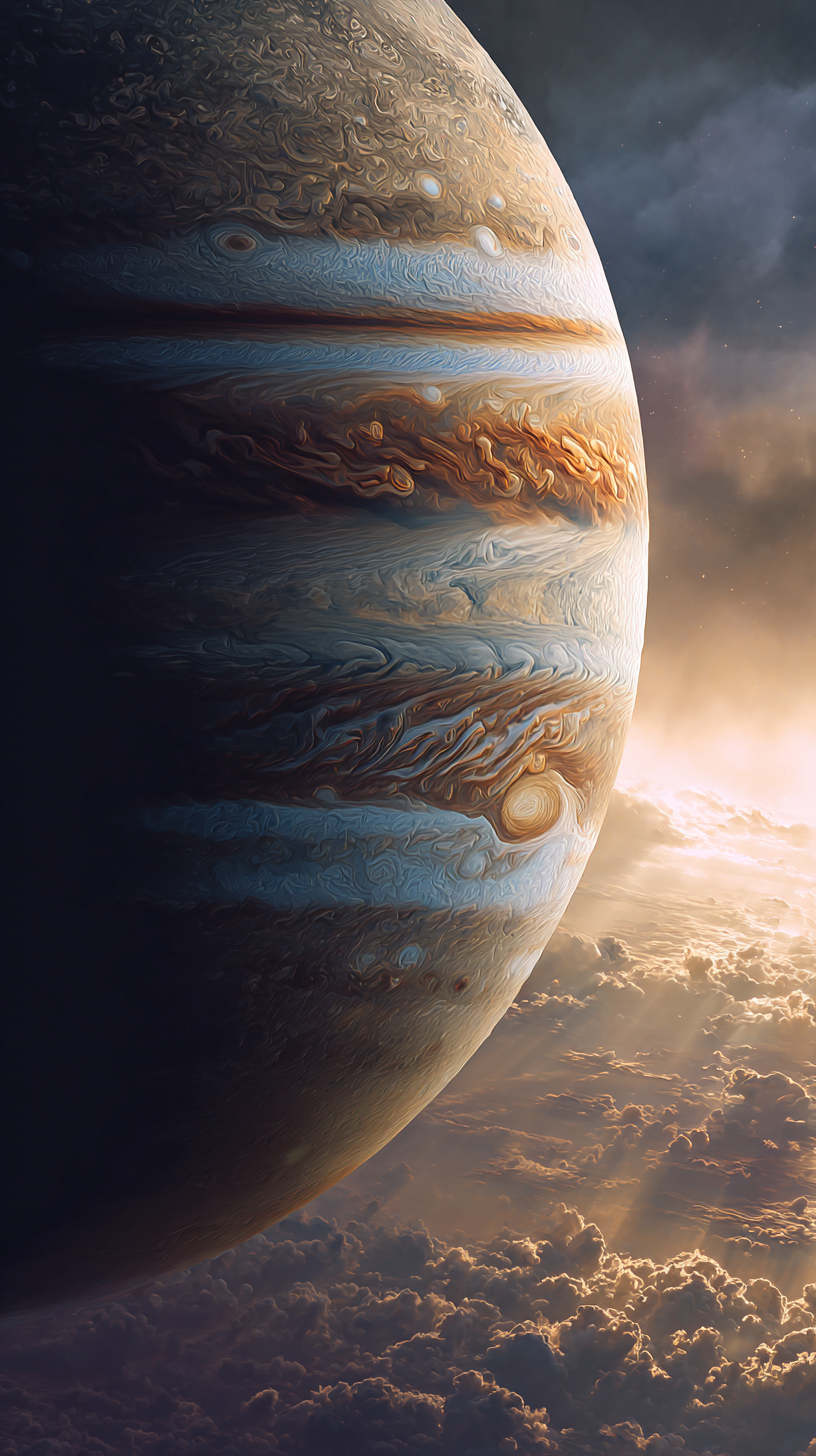 fond d'écran Jupiter de téléphone télécharger gratuit