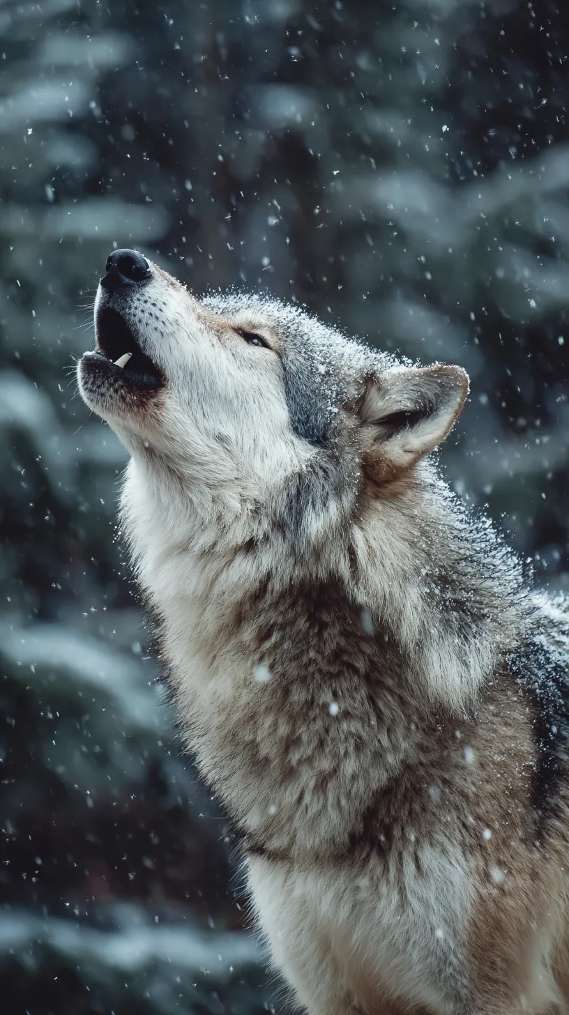 fond d'écran Loup updated iphone 13 gratuit