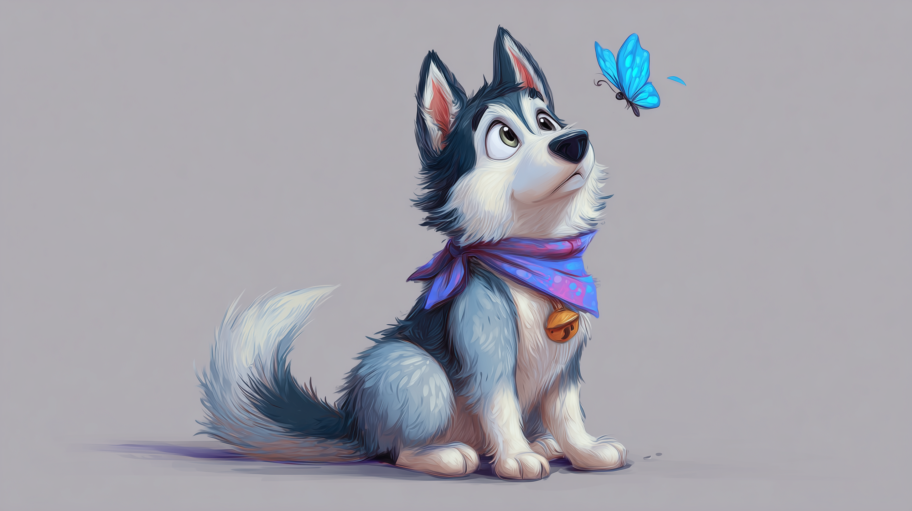 fond d'écran Husky 1080p téléchargement gratuit