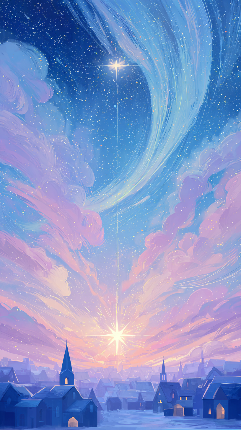 fond d'écran Étoile de Bethléem de téléphone gratuit