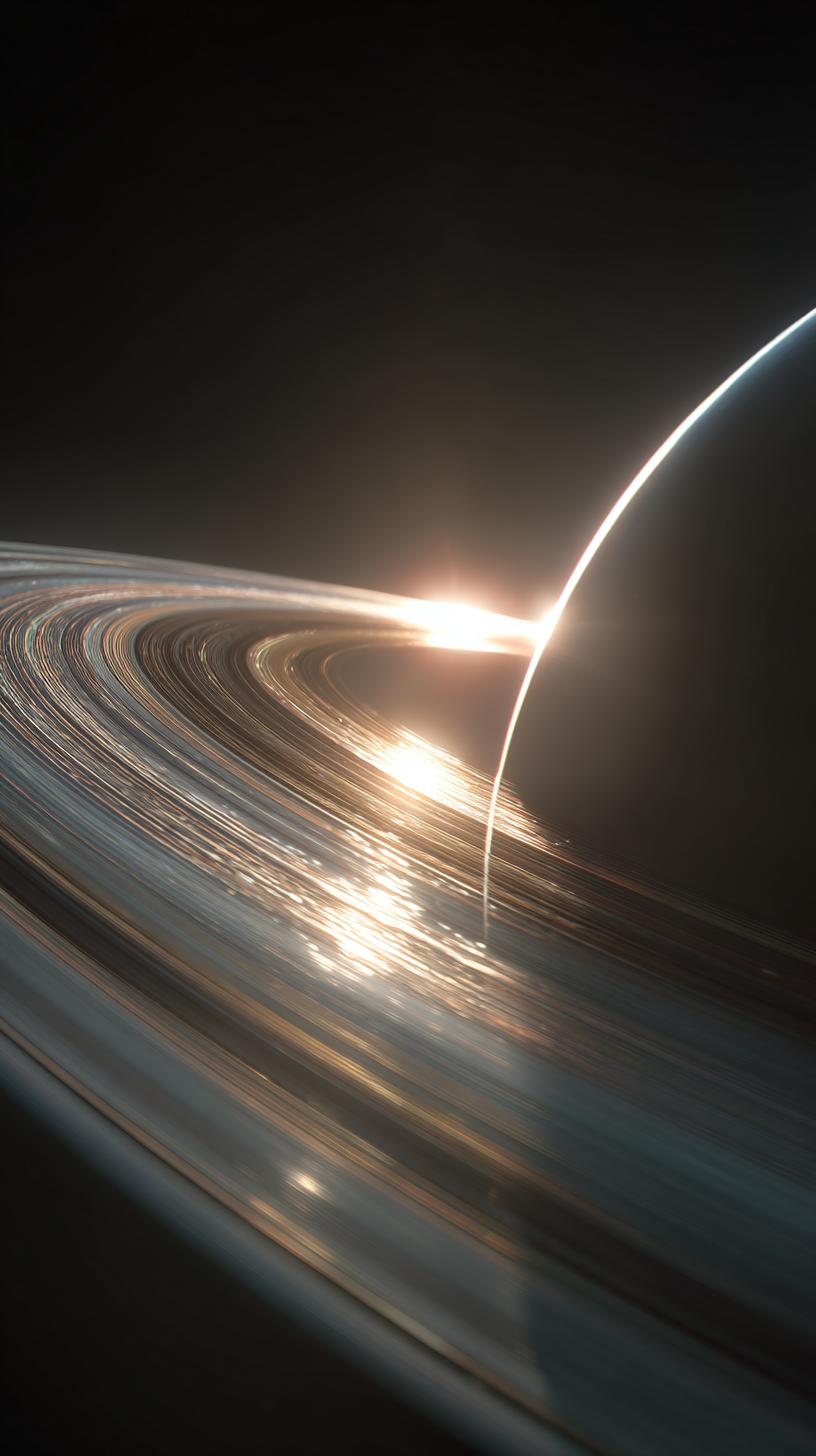 fond d'écran Saturne iphone 4k gratuit