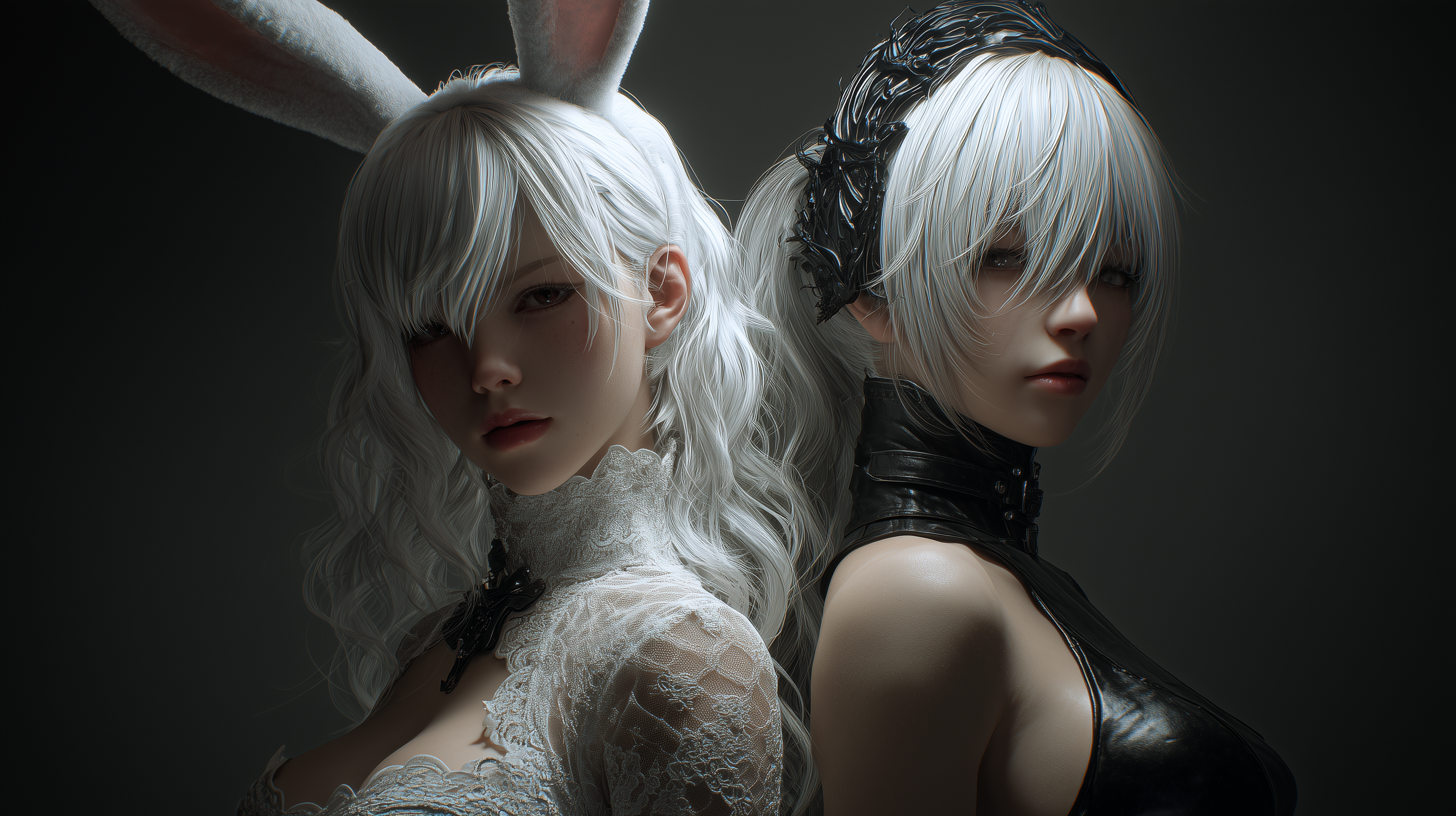 fond d'écran fille lapin mac os téléchargement gratuit