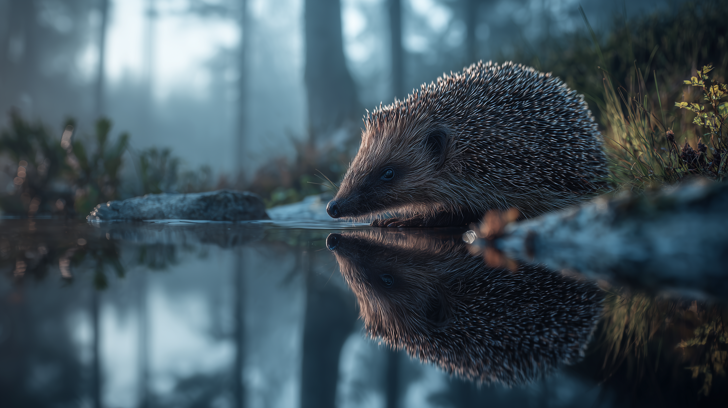 fond d'écran Hérisson Asus téléchargement gratuit