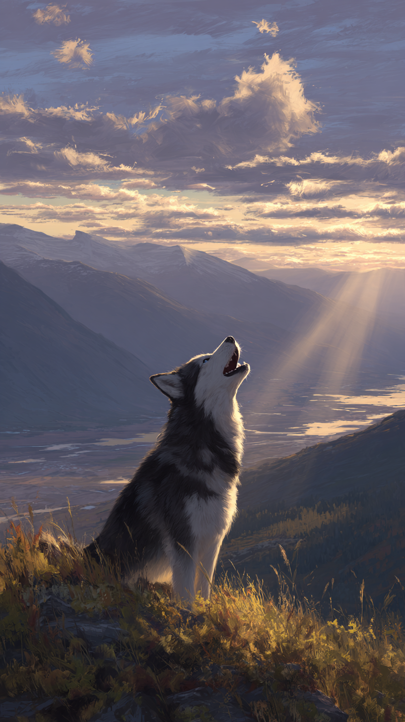 fond d'écran Husky xiaomi gratuit